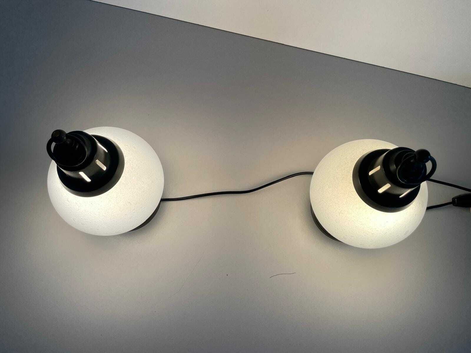 photo furniture Air Bubble Glass Pair Of Table Lamps By Azucena, 1960s, Italy