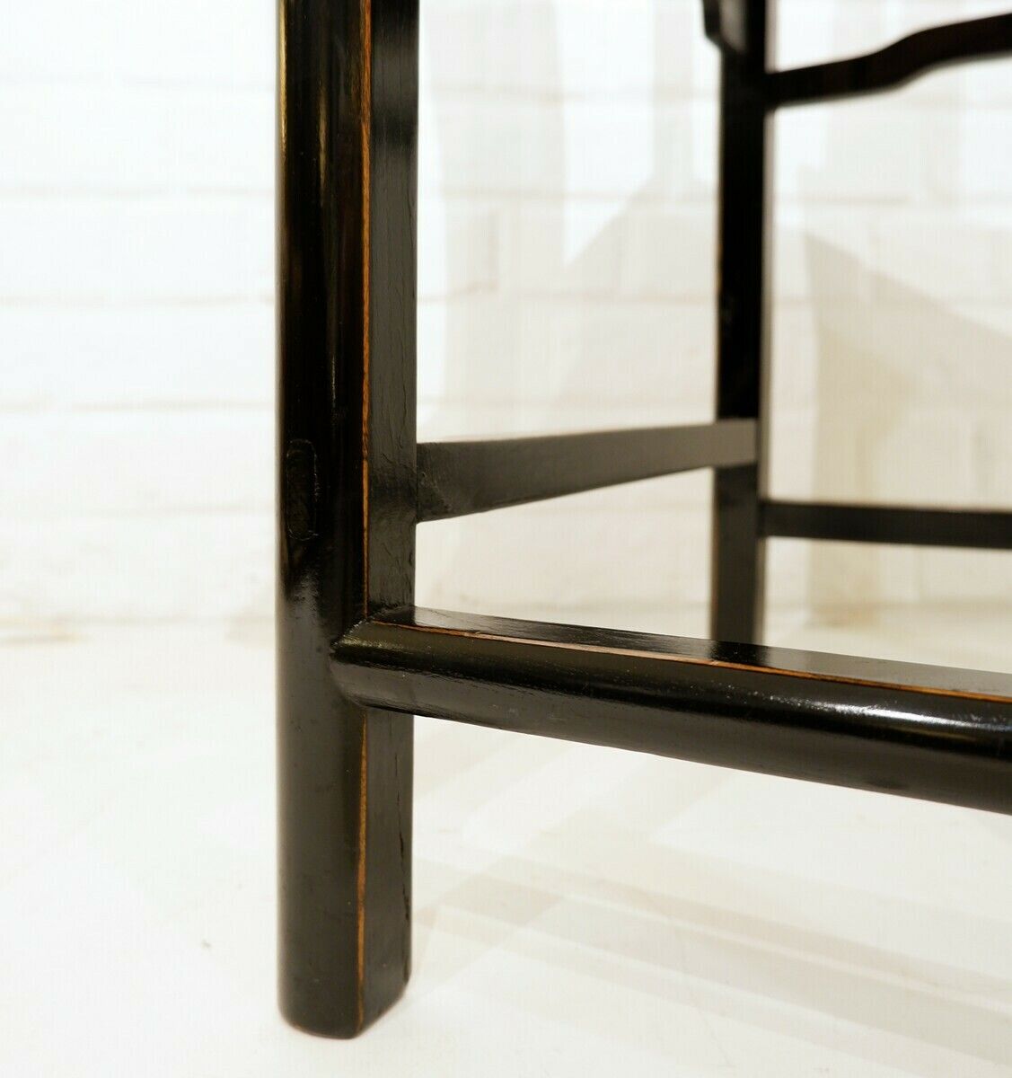 4500.0 Set Of 6 Chinese Chairs In Black Lacquered Wood photo