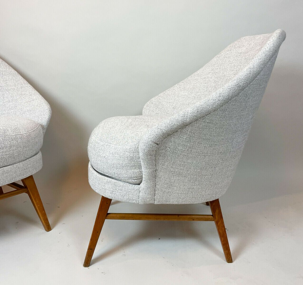 Pair Of Austro Hungarian Armchairs   Circa 1960 photo vintage
