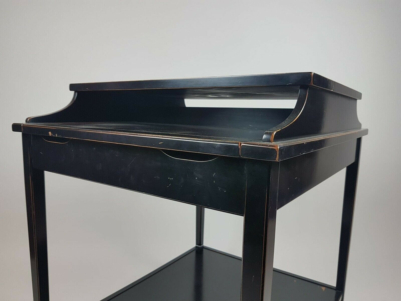 Middle Game Table In Blackened Wood, Napoléon III photo vinterior