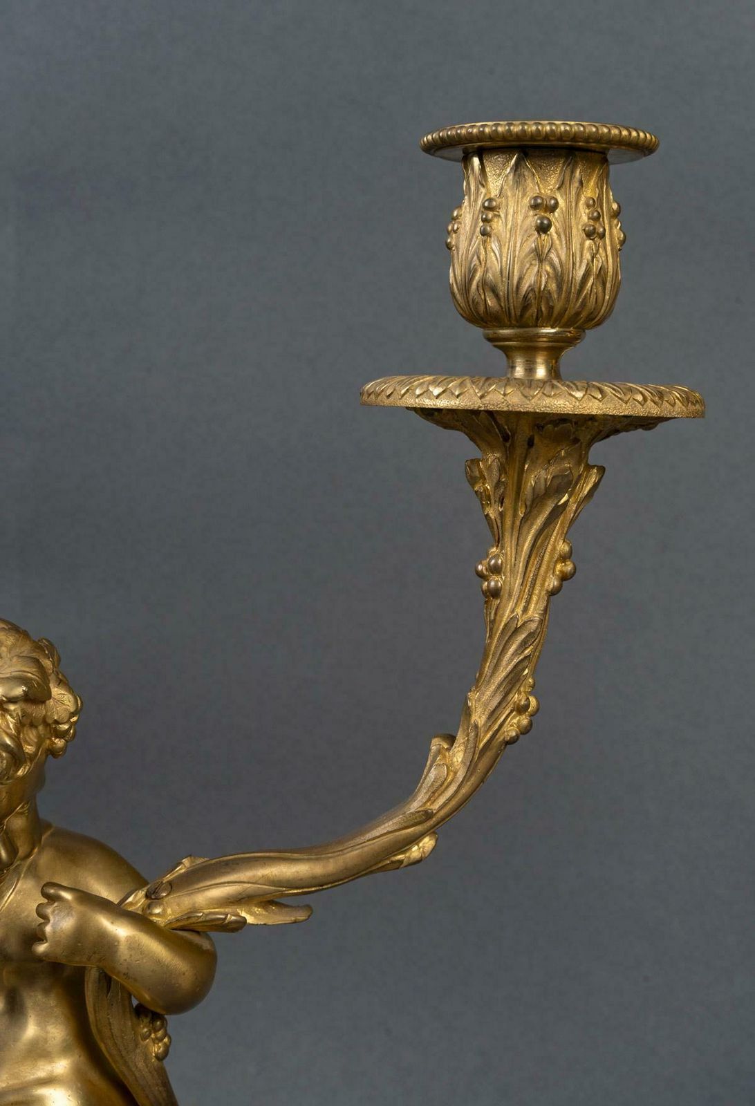An Important Pair Of 19th Century Candelabra With Babies, Napoleon III Period photo Home Decor