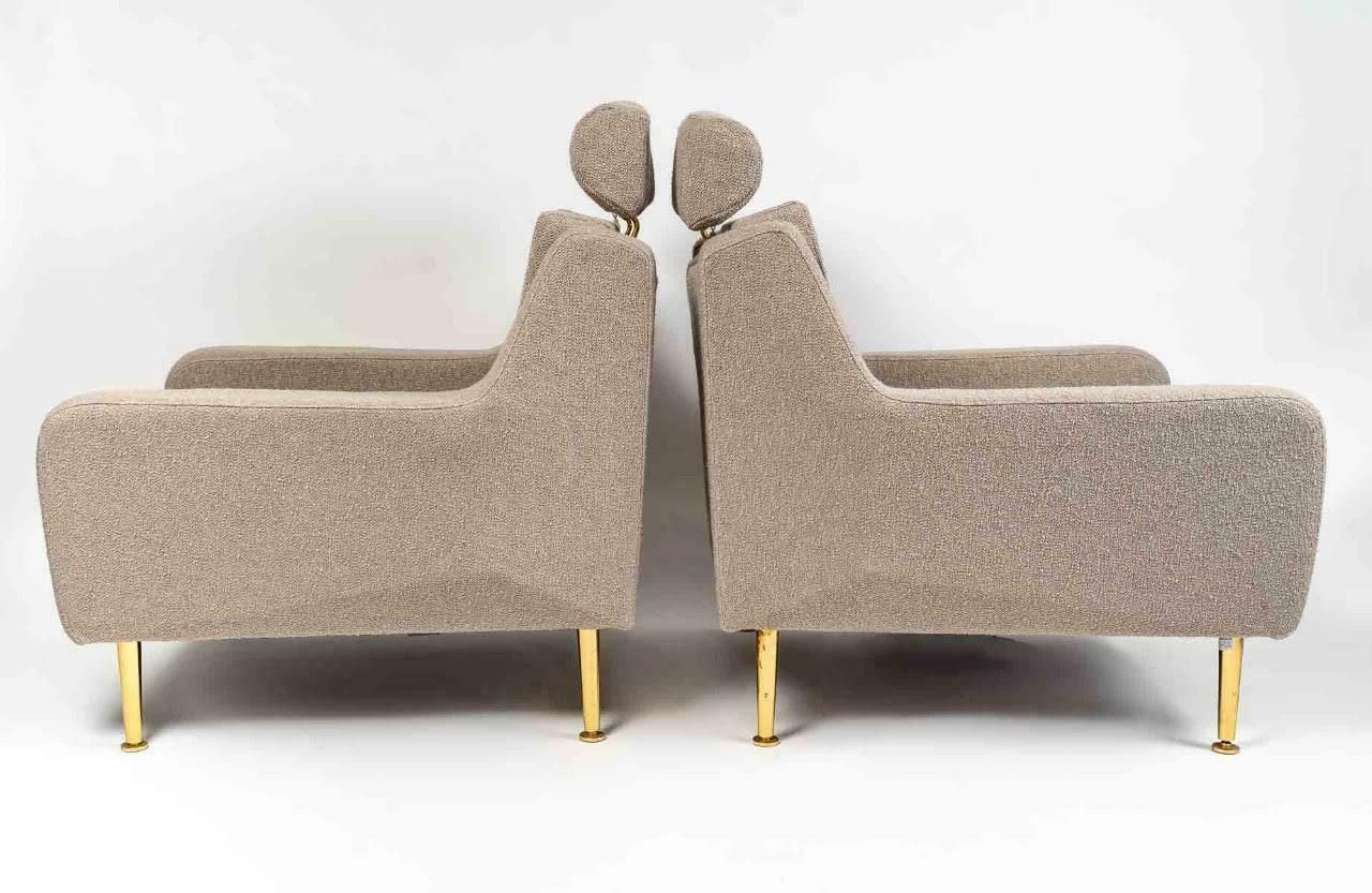 Pair Of Armchairs And Footrest, Airborne Edition, Star Model, Circa 1970. photo Furniture