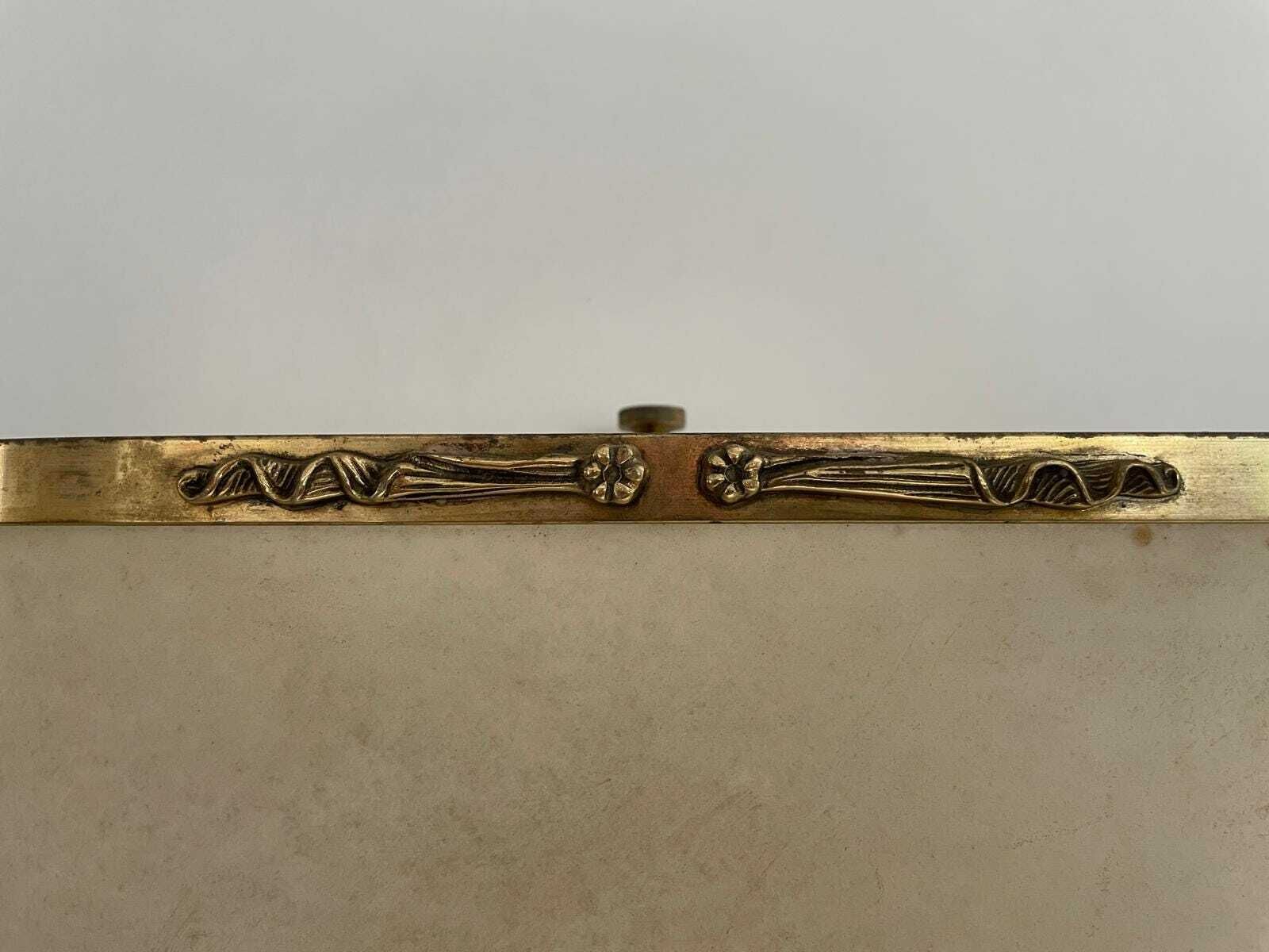 photo for sale Mid Century Modern Brass Pair Of Arrow Sconces With Cocoon Shade, 50s/60s, Italy