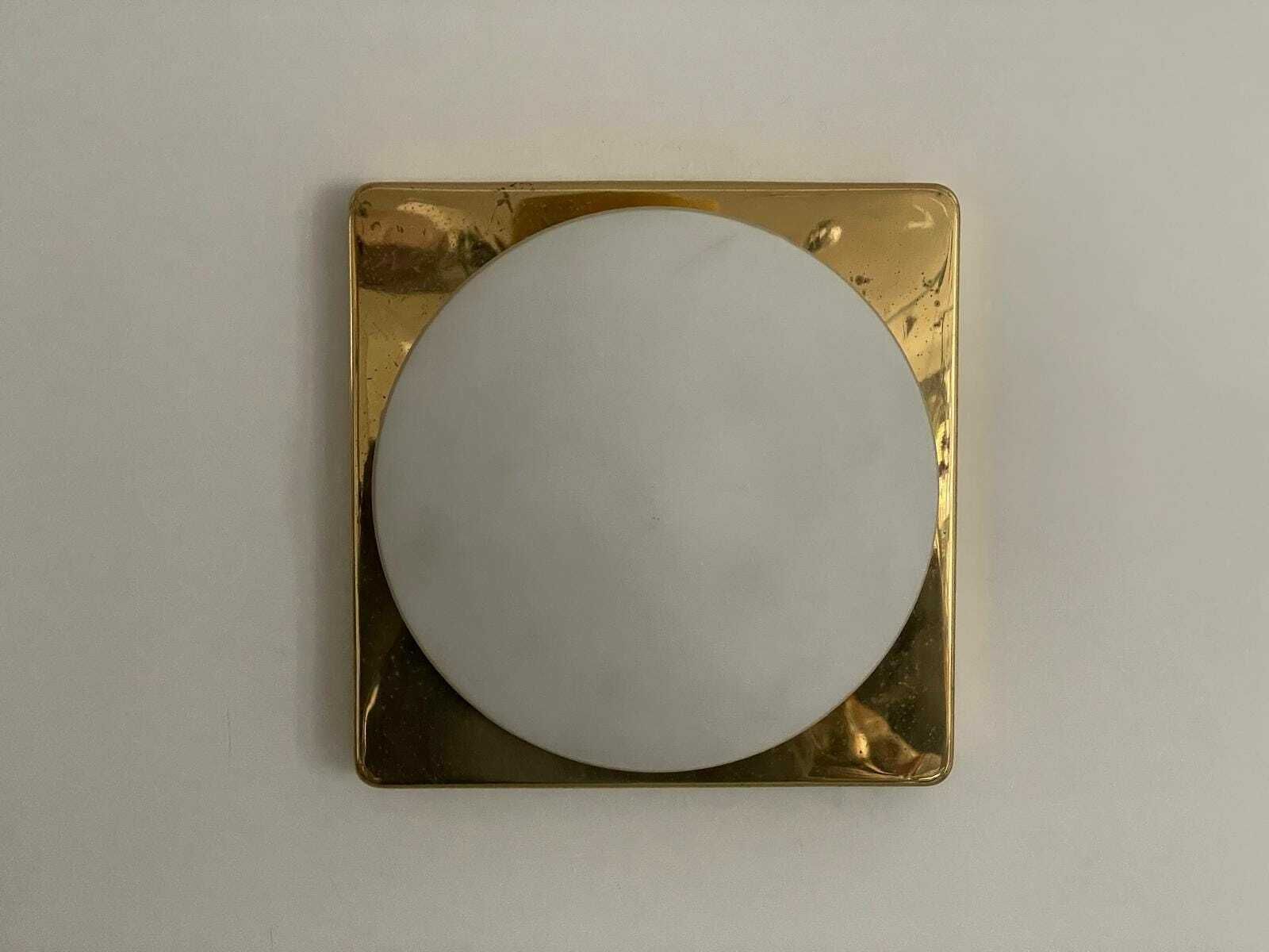 Mid Century Modern Square Design Pair Of Sconces By Rolf Krüger For Heinz Neuhaus Leuchten, 1970s, Germany photo vintage