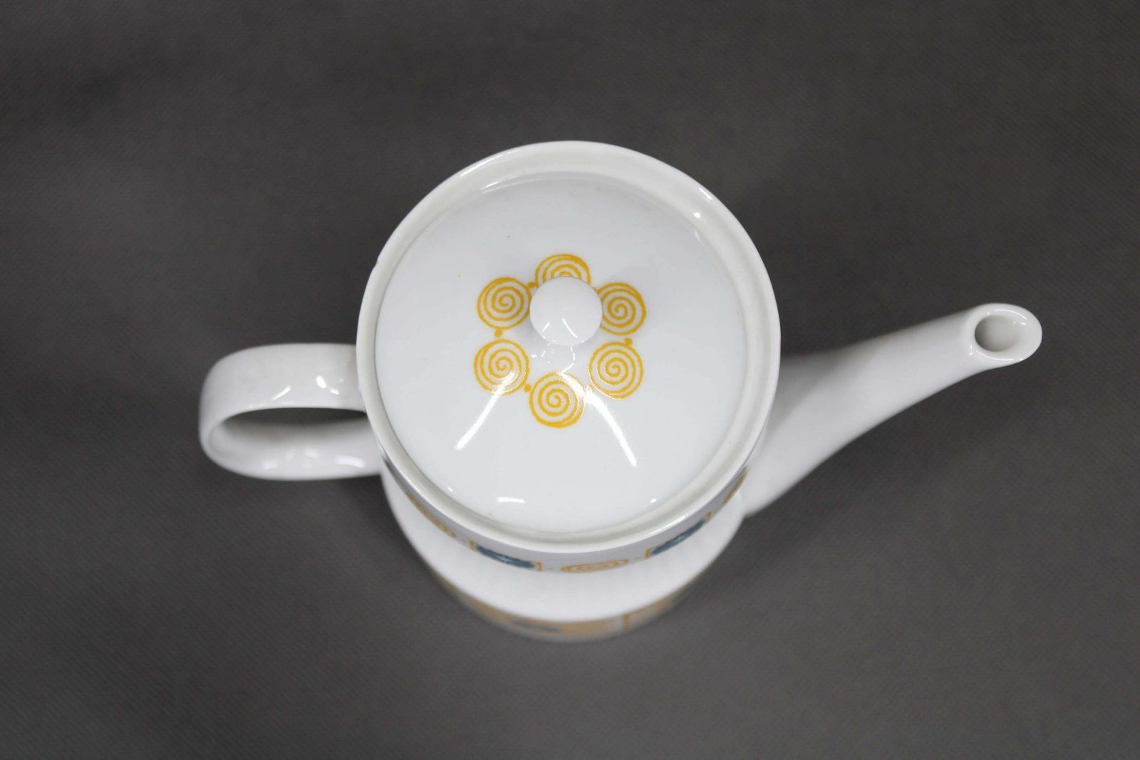 photo for sale 1964 Jaroslav Jezek Exlusive Porcelain Tea Set "Nefertiti", Czechoslovakia