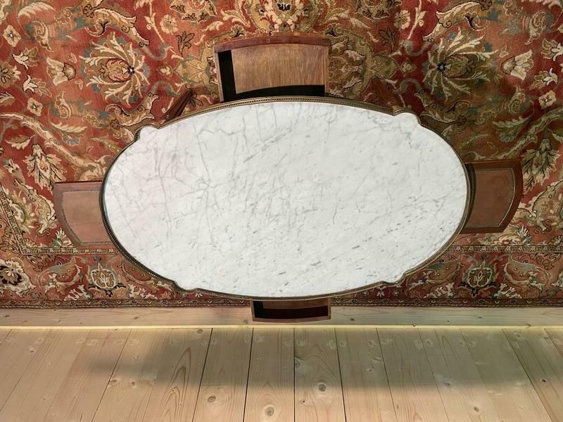 Table Basse Bouillotte De Style Louis XVI photo 1530.0