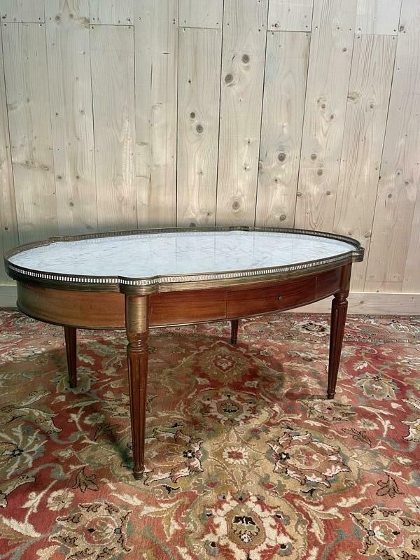 Table Basse Bouillotte De Style Louis XVI photo vinterior