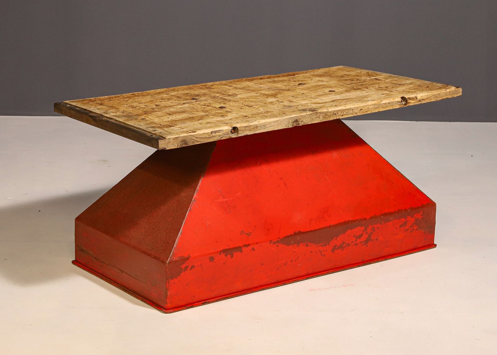 Industrial Iron Coffee Table From The 1950s, Czechoslovakia photo Furniture