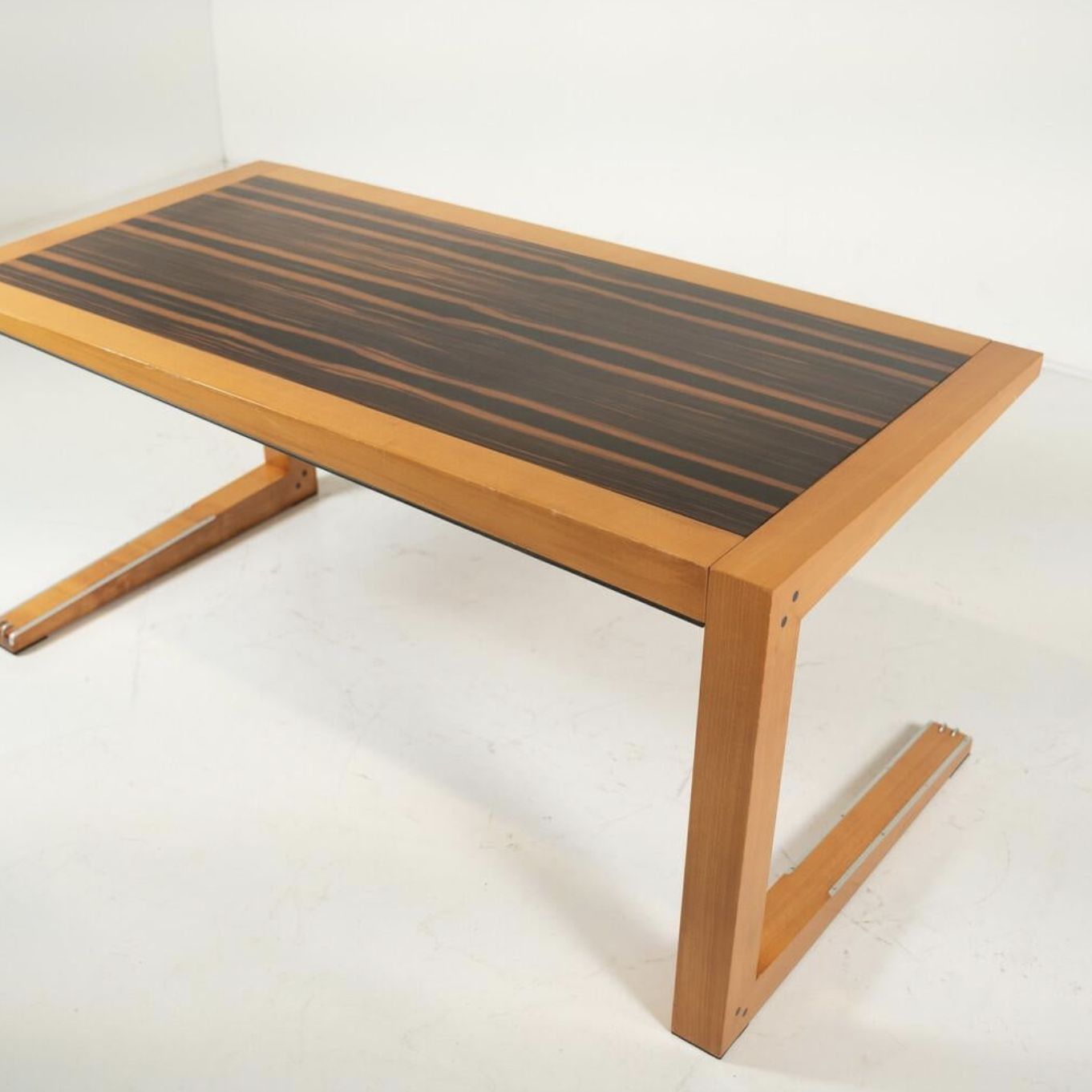Mid Century Desk And Matching Chair By Massimo Scolari For Giorgetti, Italy 1990 photo vintage