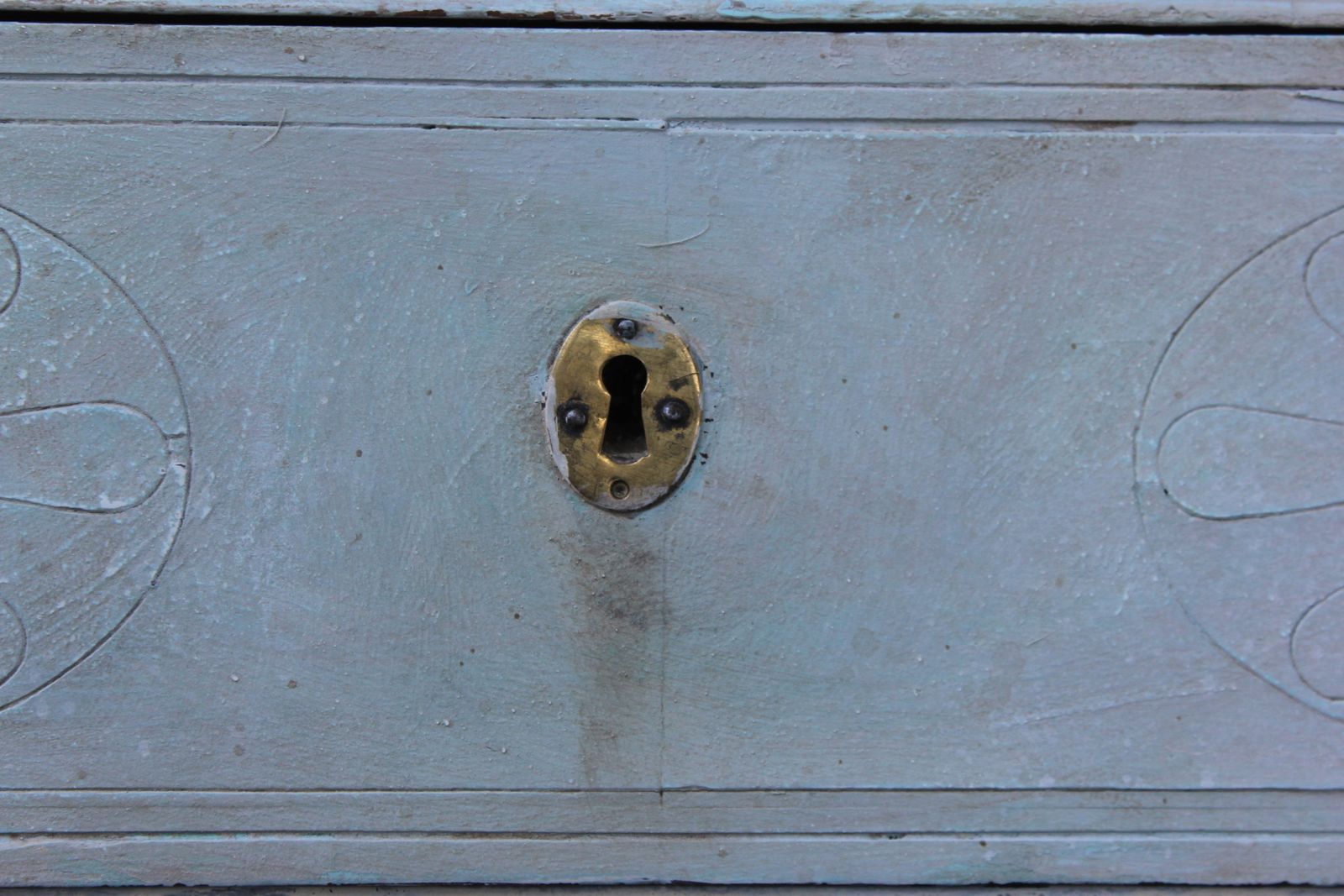 photo for sale Elegant 18th Century Painted Gustavian Commode, C.1770. Original Patina, Mahogany And Oak Craftsmanship, Swedish Neoclassical Design.