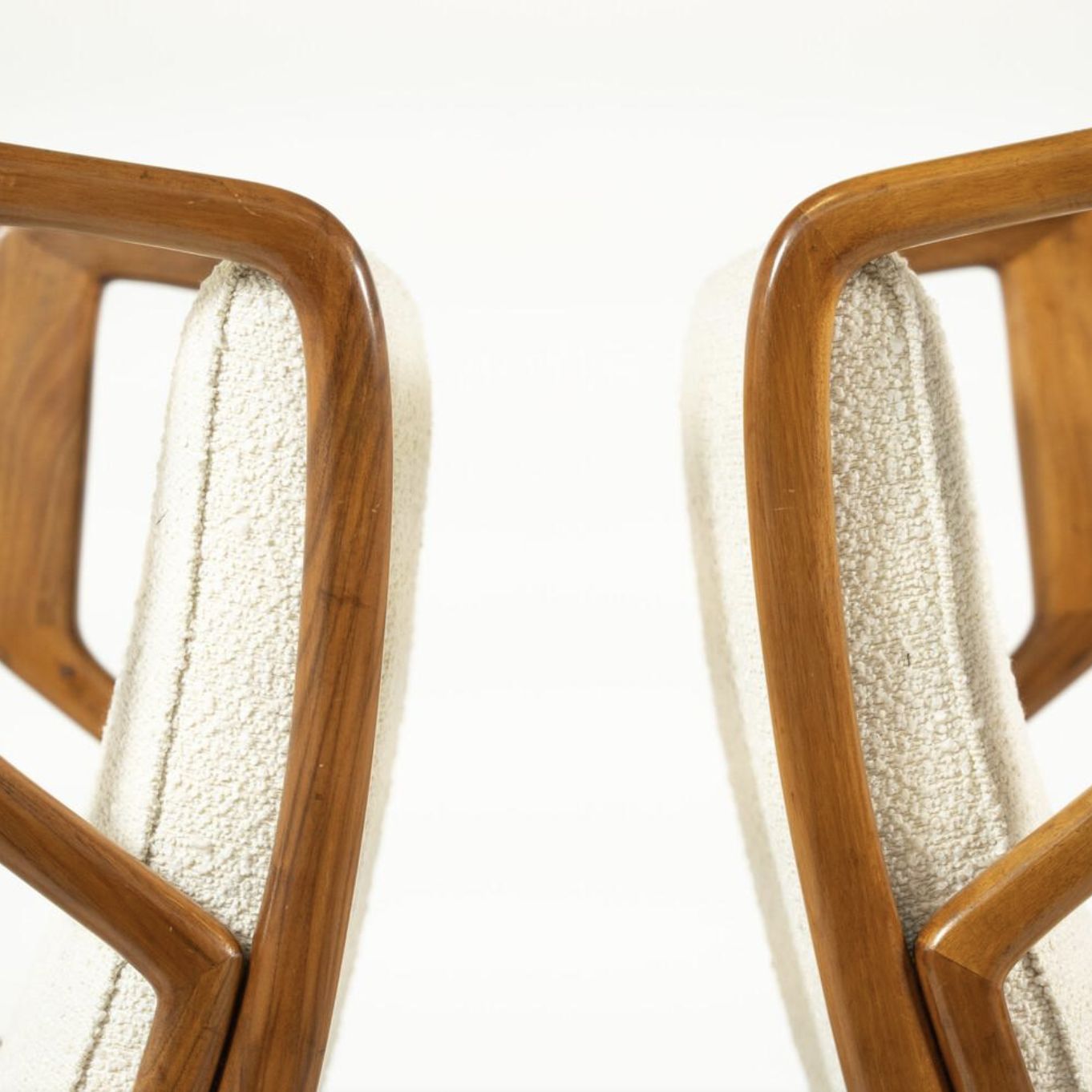 Mid Century Modern Highback Armchairs By Orlando Orlandi, Italy, 1950s photo for sale