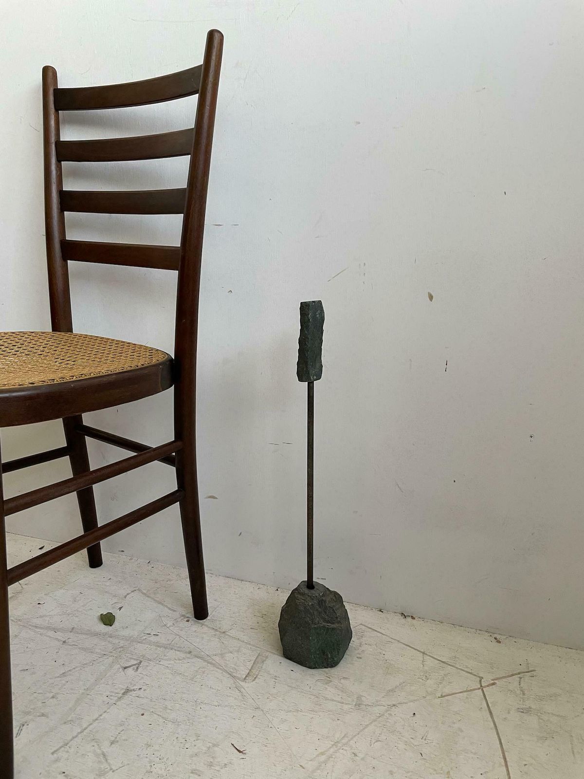 Fireside Poker Set In Dark Grey Slate Rock Stone With Matching Handle Quirky photo furniture