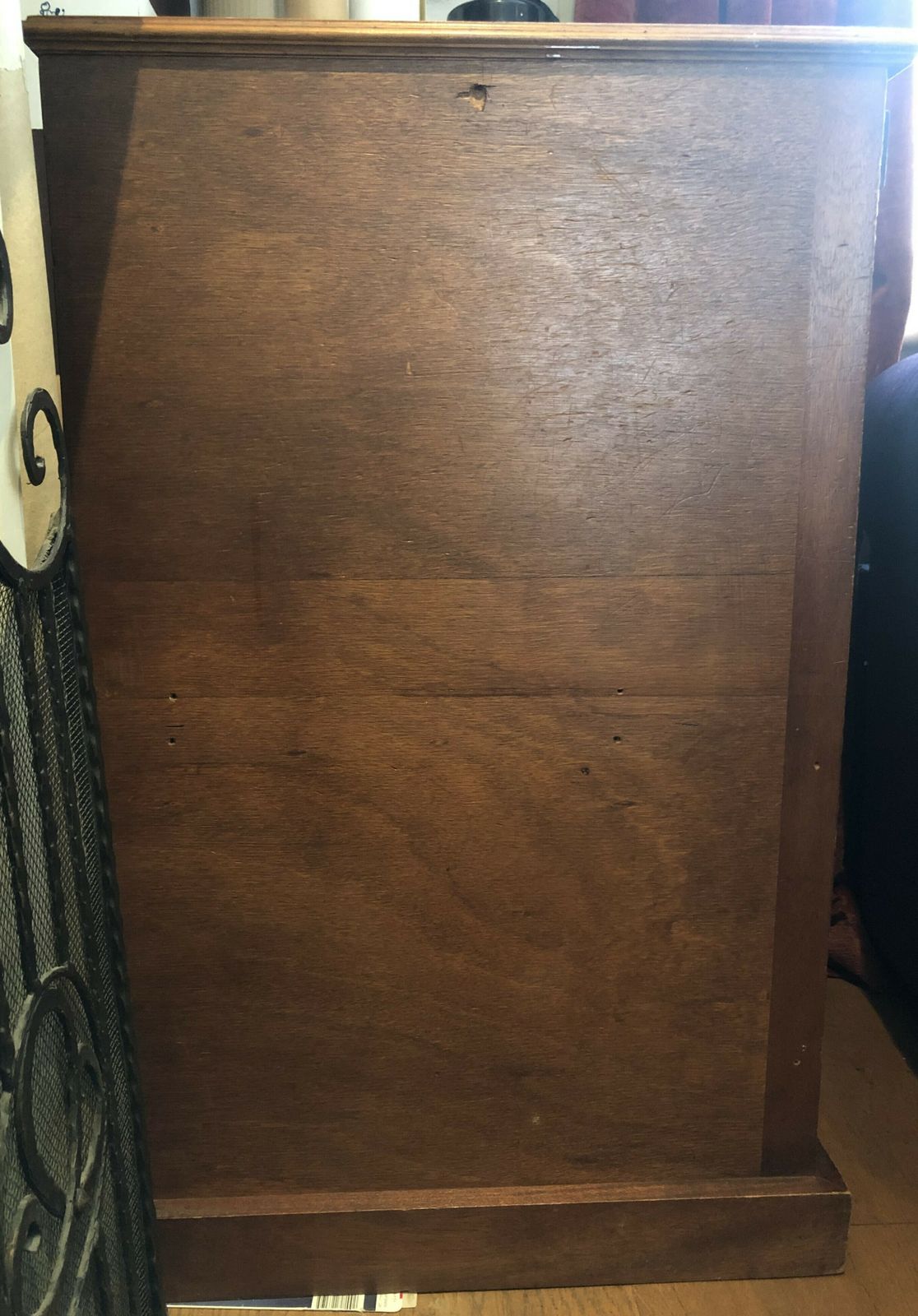 Mid 20th Century Wooden Set Of Bank Drawers photo vintage