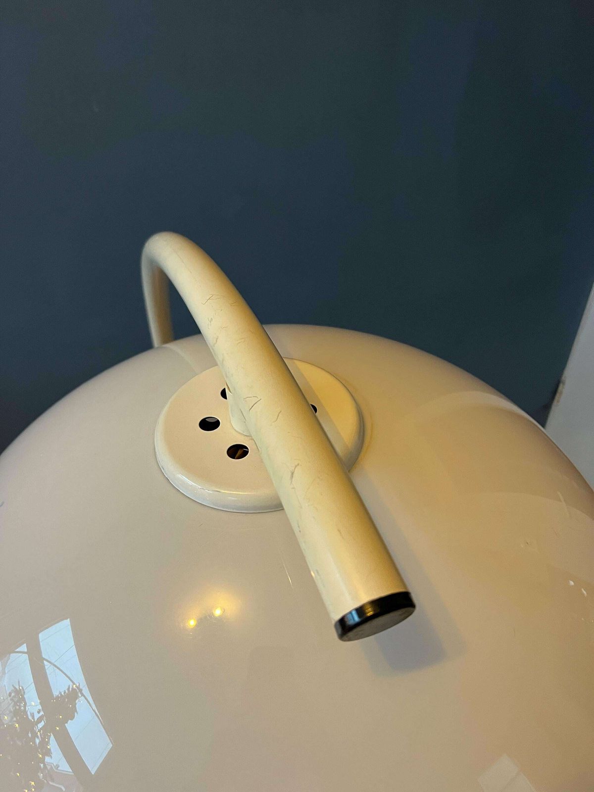 photo furniture White Mid Century Dijkstra Flexible Snake Mushroom Floor Lamp