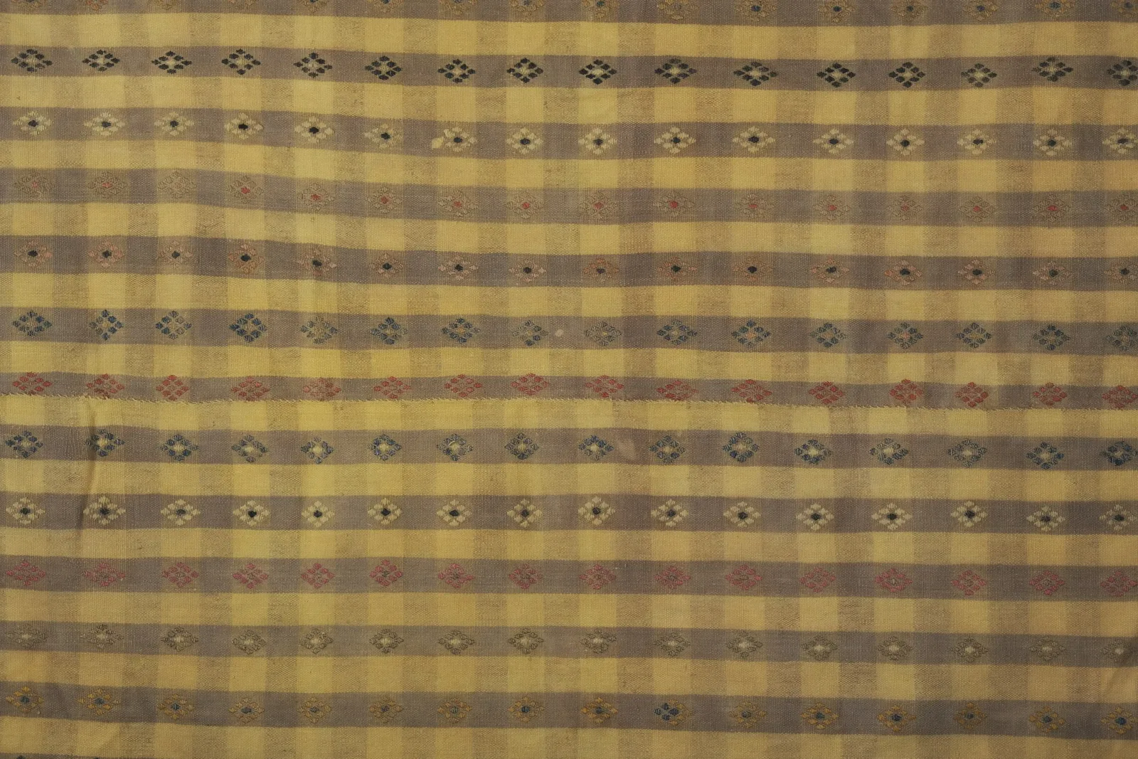 Adana Striped Kilim Rug 7' X 8'6'' photo vintage