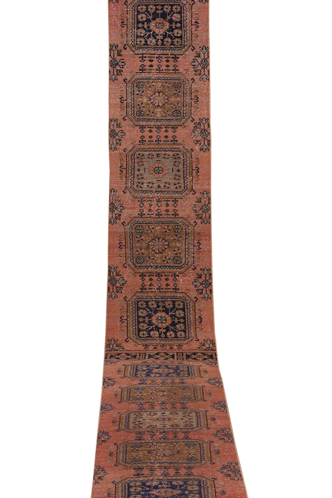 1960s Turkish Oushak Extra Long And Wide Runner   Stair Tread 2'6'' X 21'3'' photo furniture