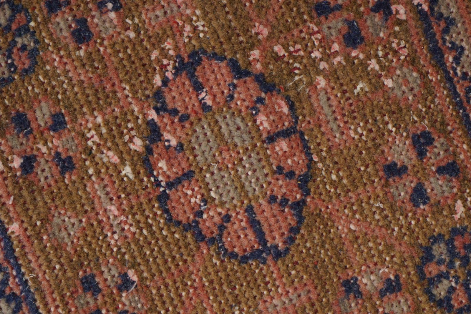 1960s Turkish Oushak Extra Long And Wide Runner   Stair Tread 2'6'' X 21'3'' photo vintage