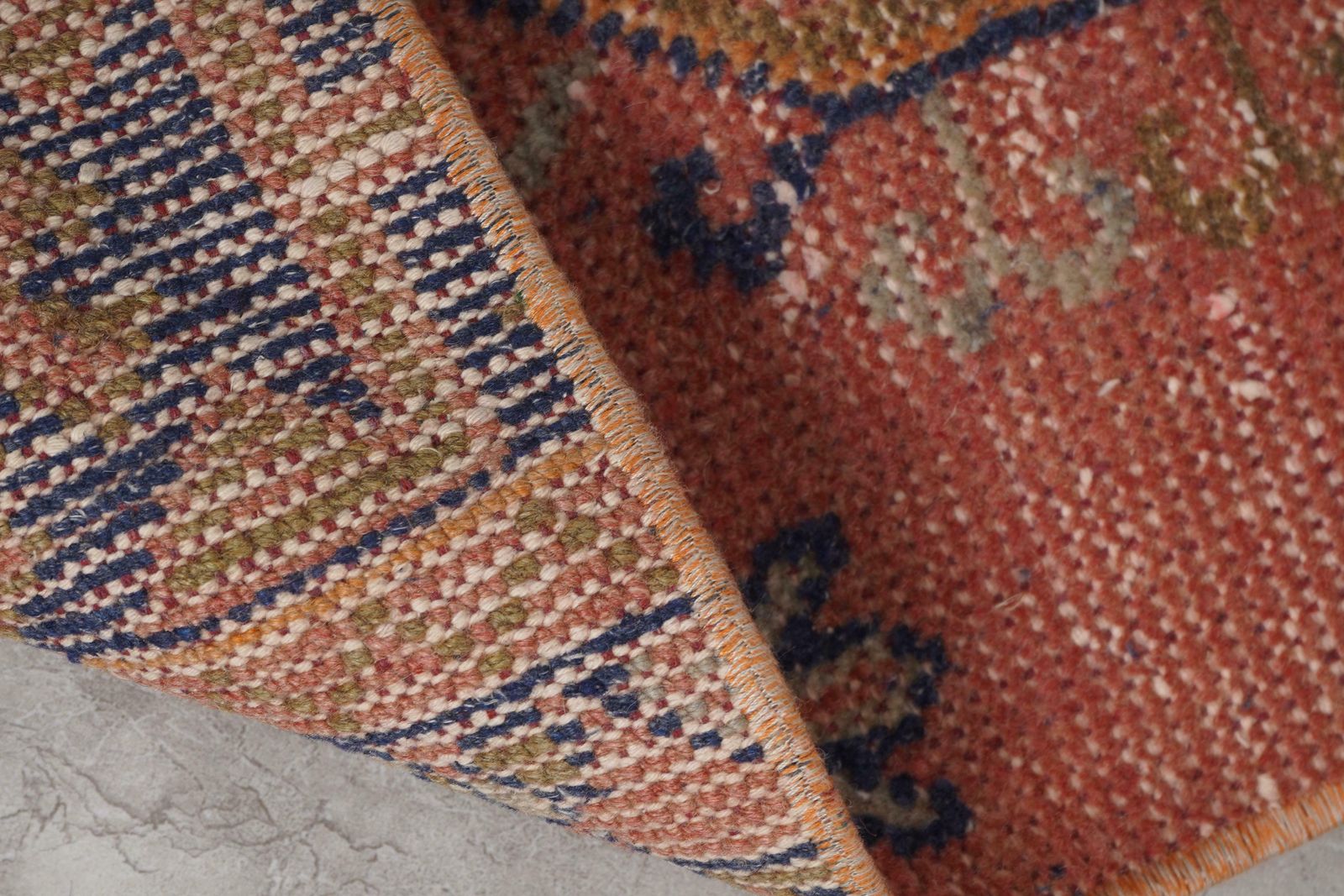 Textiles 1960s Turkish Oushak Extra Long And Wide Runner   Stair Tread 2'6'' X 21'3'' photo