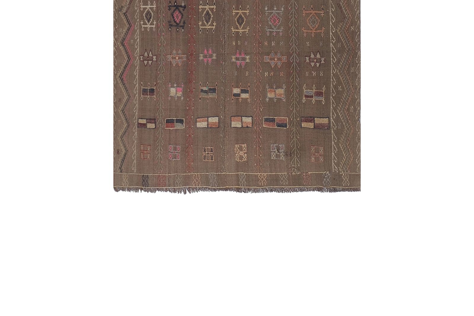 Old Konya Cecim Jijim Kilim Eastern Anatolia Turkish Rug 5'7" X 9'5" photo Textiles