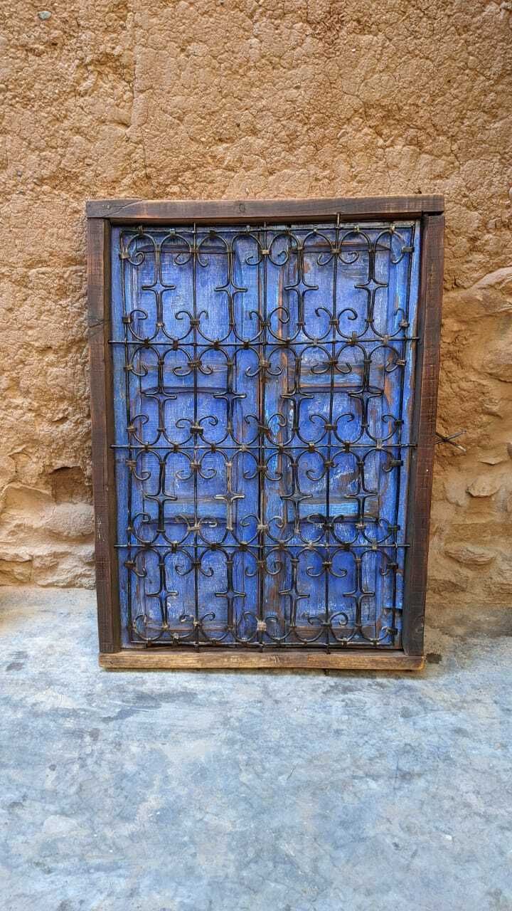 Moroccan Window Grill With Shutters photo furniture