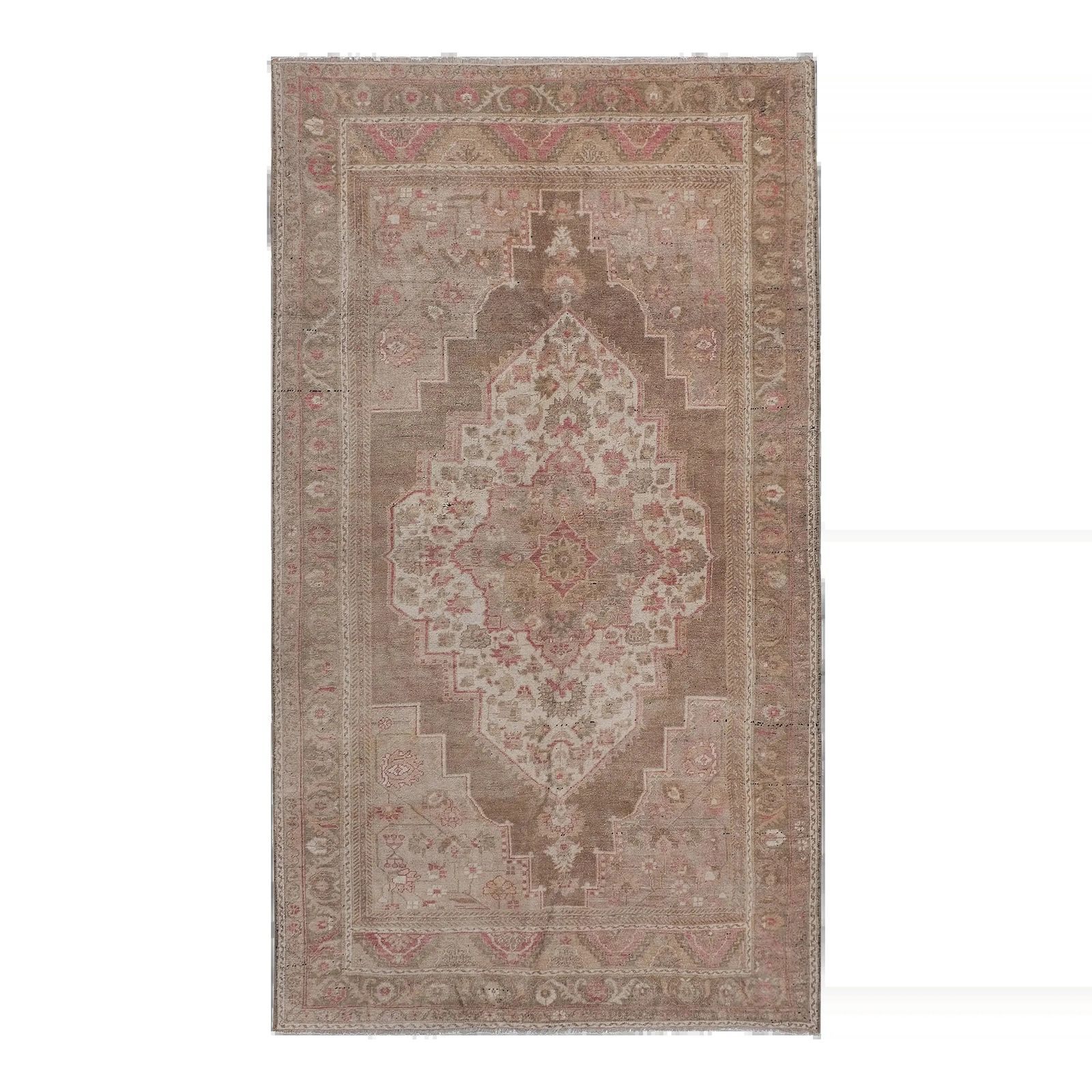 Turkish Konya Taspinar Rug With Venetian Renaissance Style 6'7'' X 11'7''