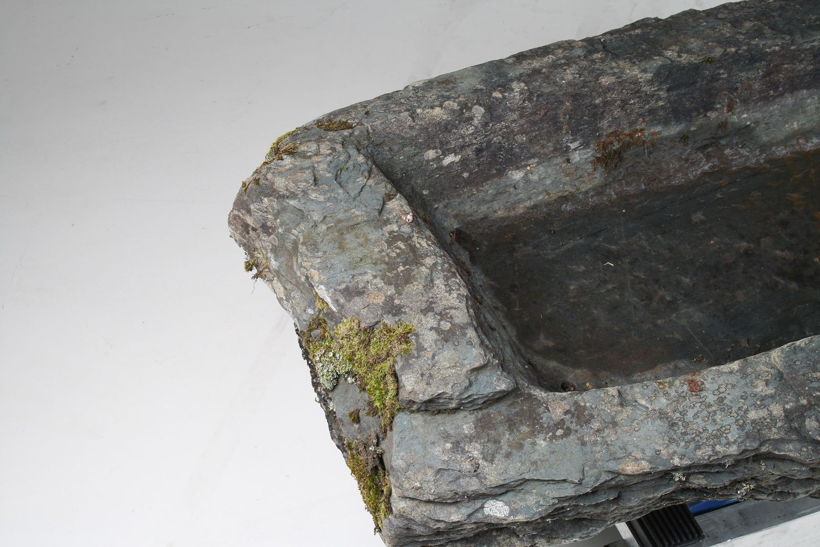 photo for sale 17th Century Large Stone Trough Garden Feature Weathered Moss Bonsai Carved Stone