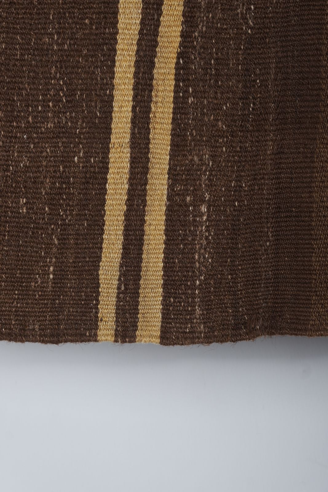 Turkish Stripe Goat Hair Kilim Rug 5'3" X 12'5" photo Textiles