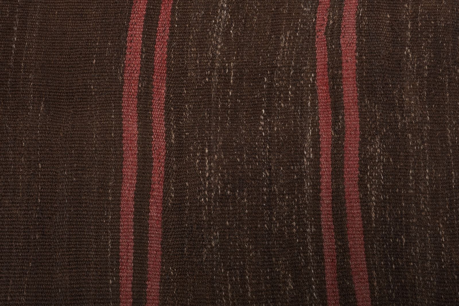 Turkish Stripe Goat Hair Kilim Rug 5'3" X 12'5" photo vintage