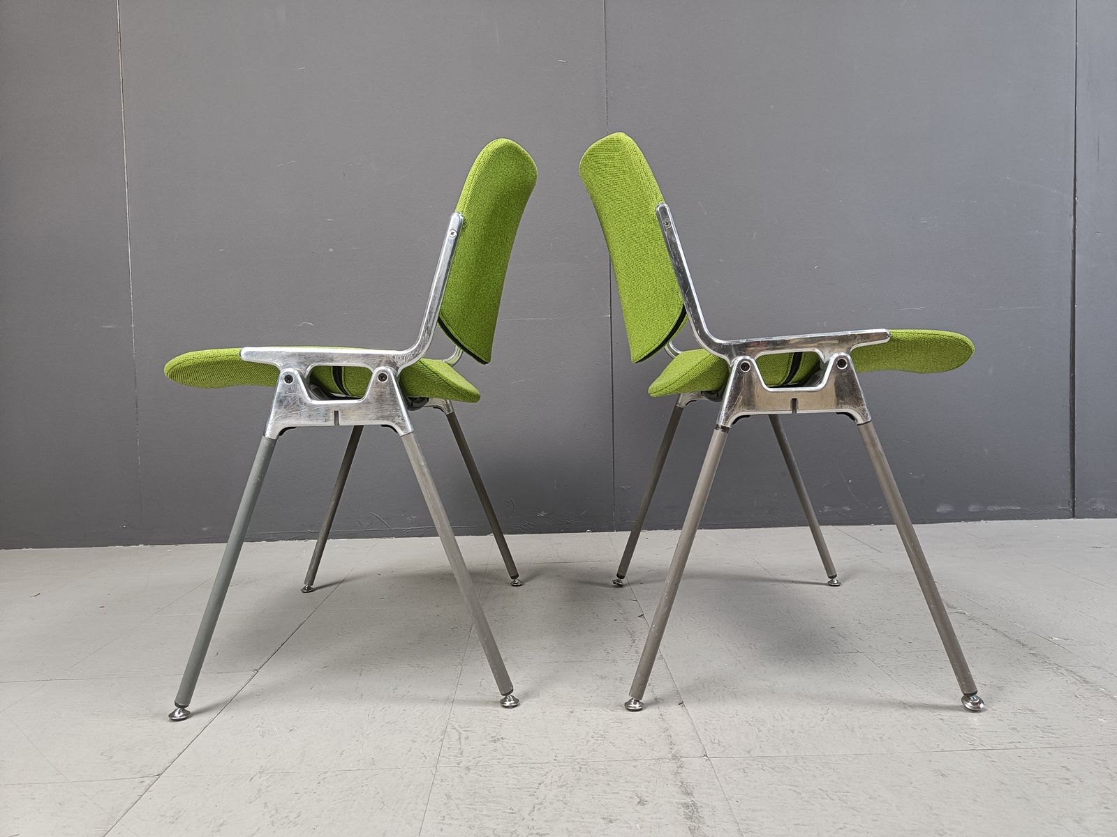 photo vinterior Vintage Dsc 106 Side Chairs By Giancarlo Piretti For Castelli, Set Of 4