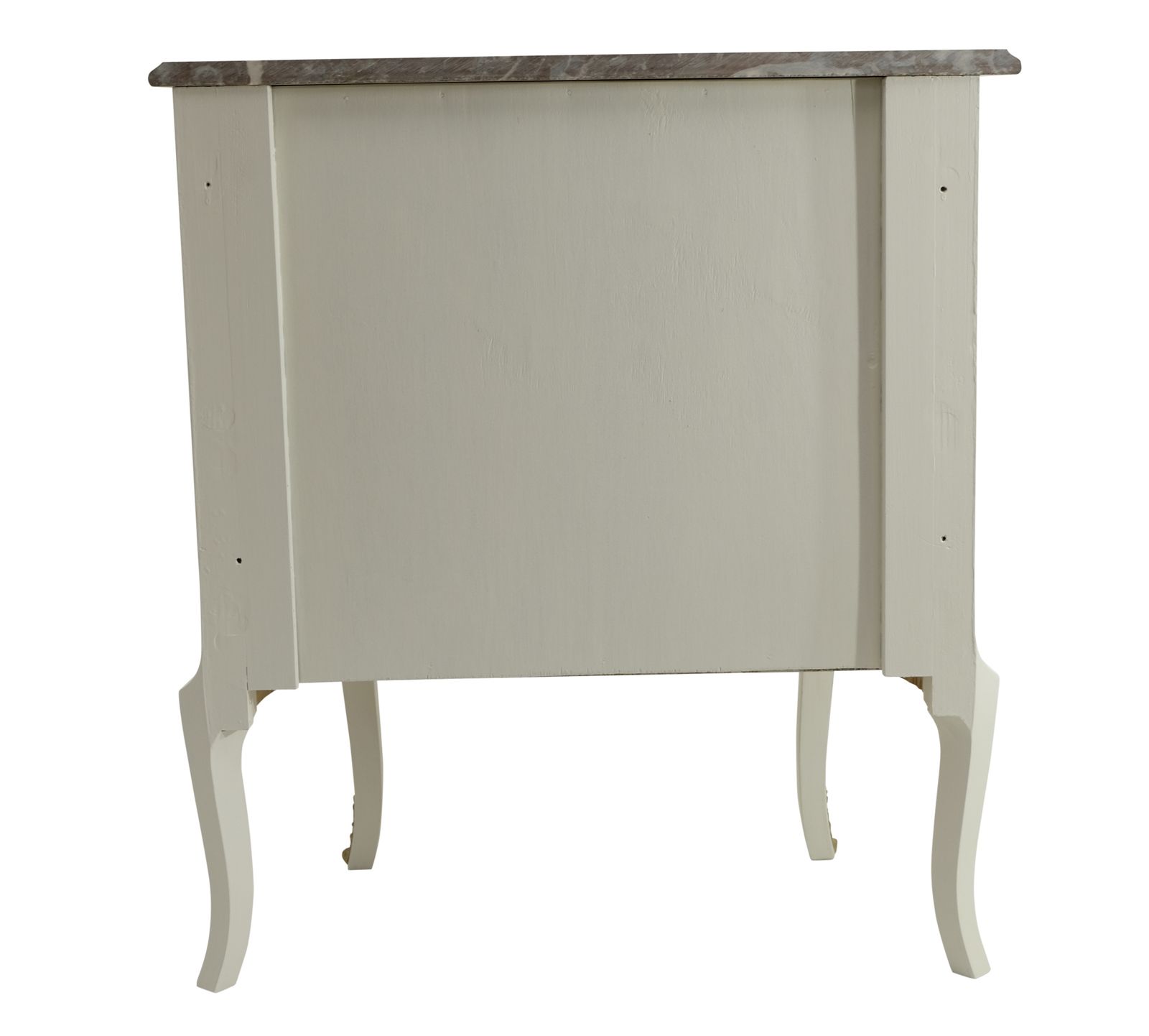 Louis XV Style Chest Three Drawer Chest With Floral Design And Natural Marble Top photo vintage