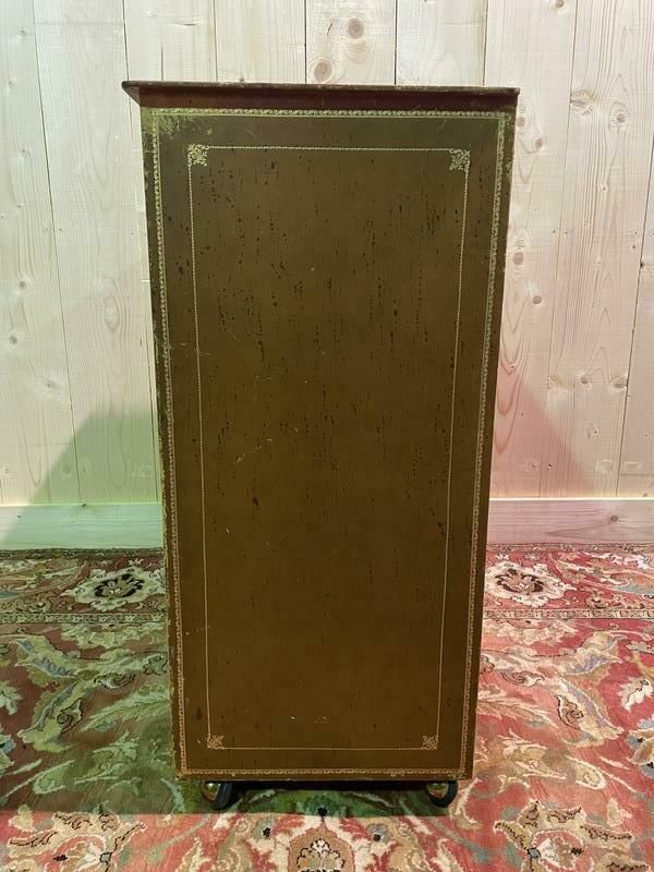 Meuble Cartonnier De Notaire En Cuir photo furniture