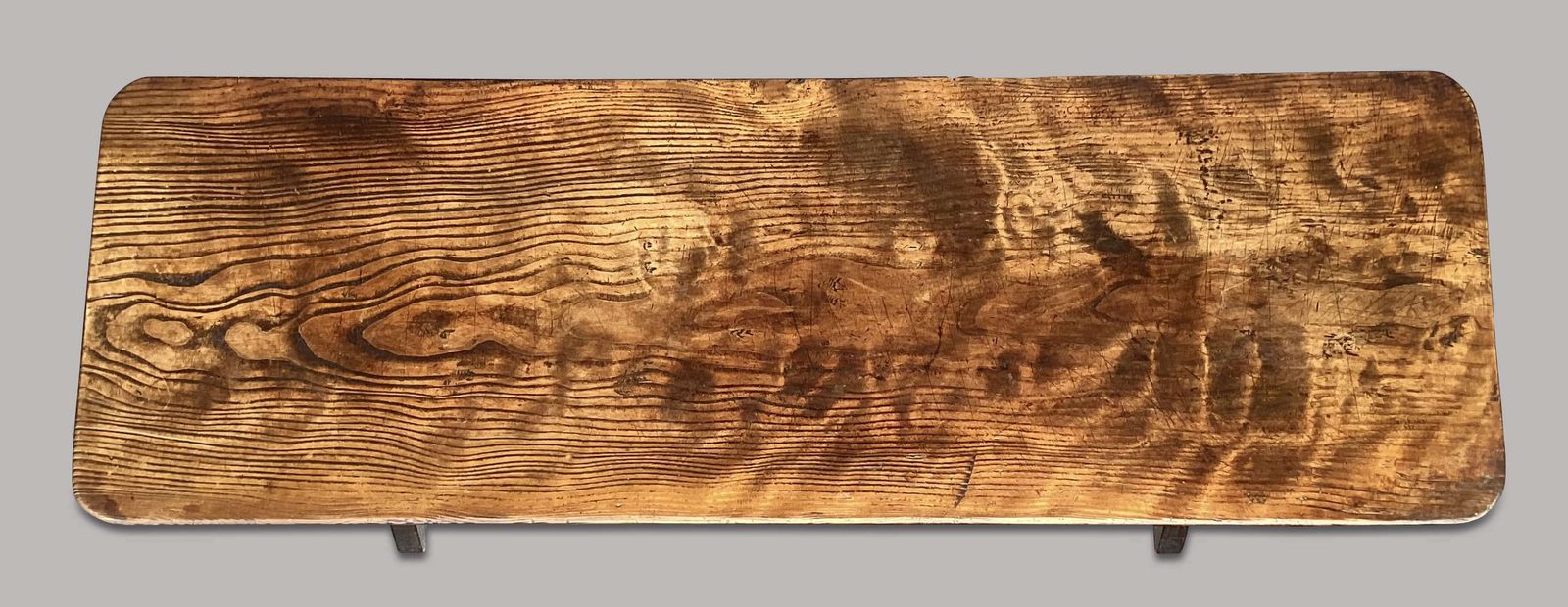 photo furniture Outstanding Georgian Large Elm Tavern Table; Superb Colour And Patina