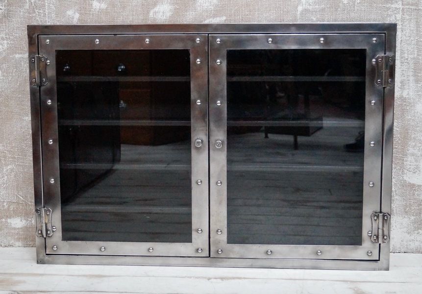 Polished Steel Medicine Cabinet