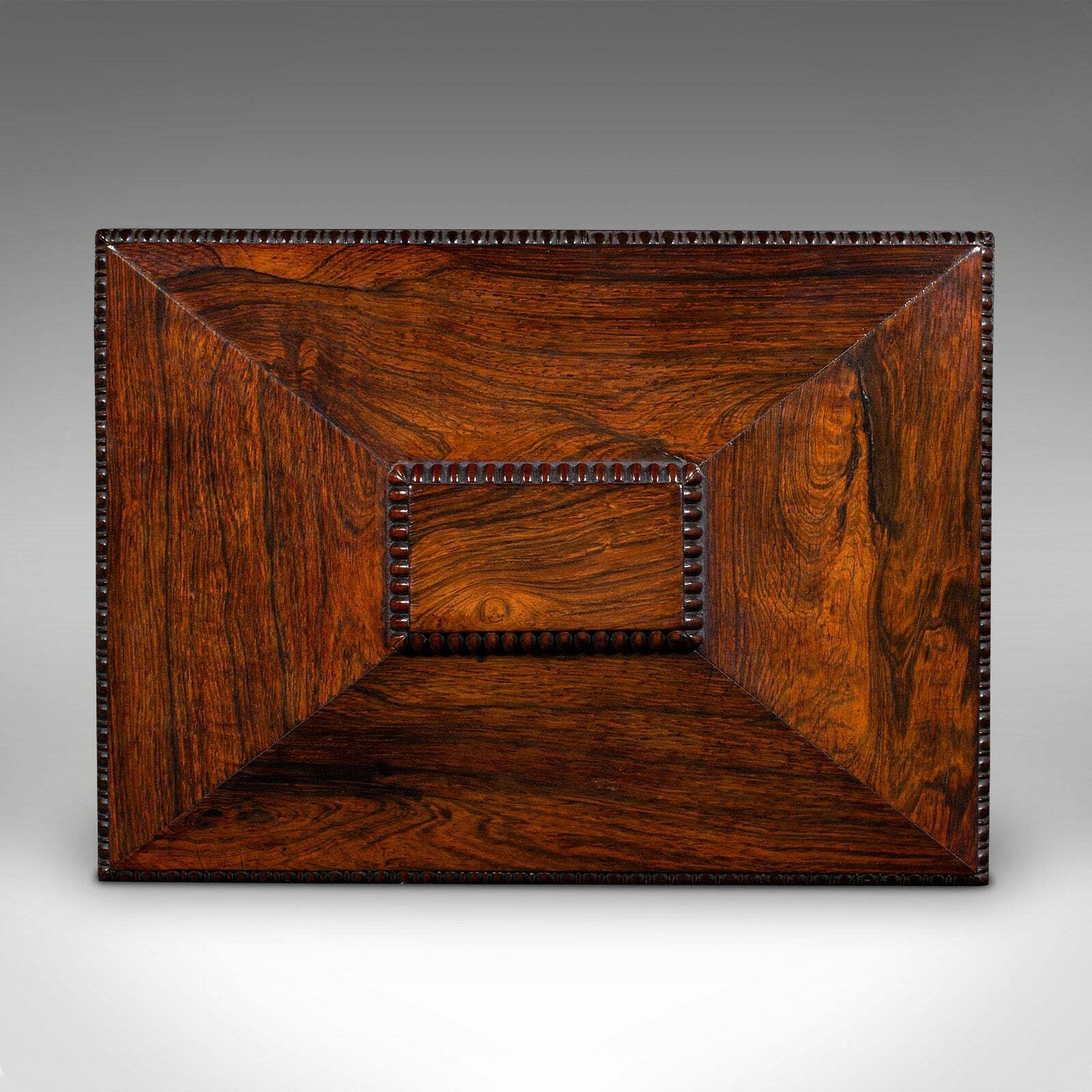 Antique Sarcophagus Keepsake Box, English, Velvet Lined, Glove Case, Regency photo buy