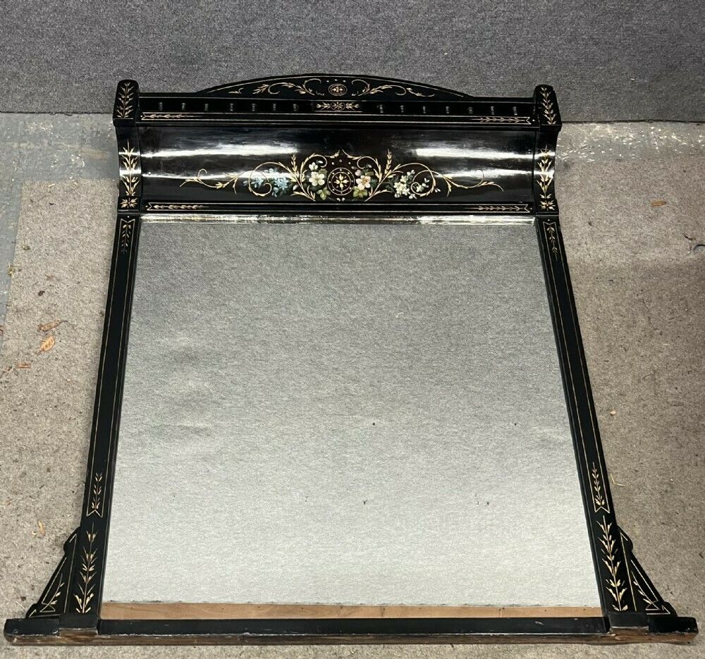 Very Decorative Aesthetic Movement Overmantel Mirror