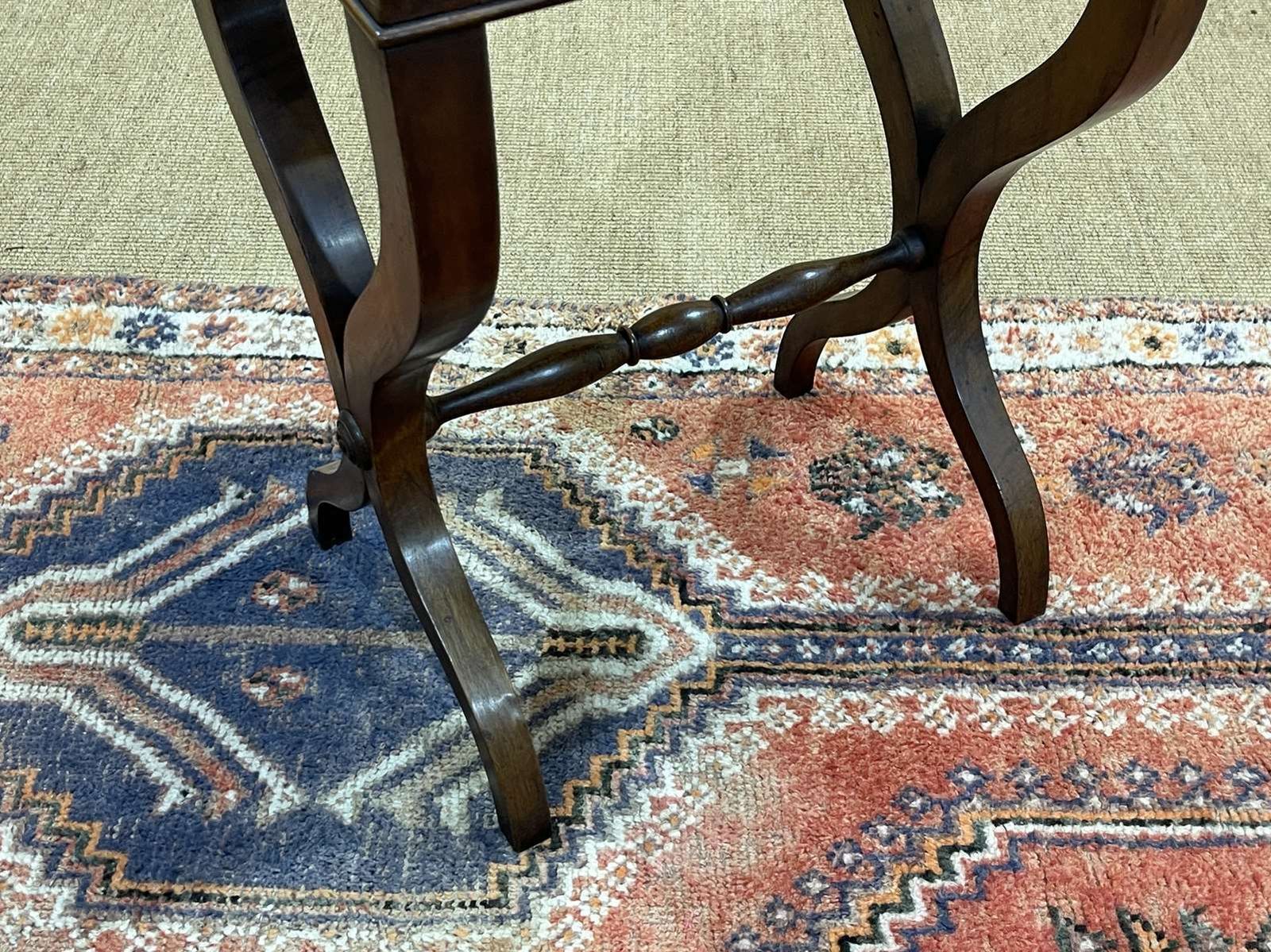 Walnut Sewing Furniture From The 19th Century photo vinterior
