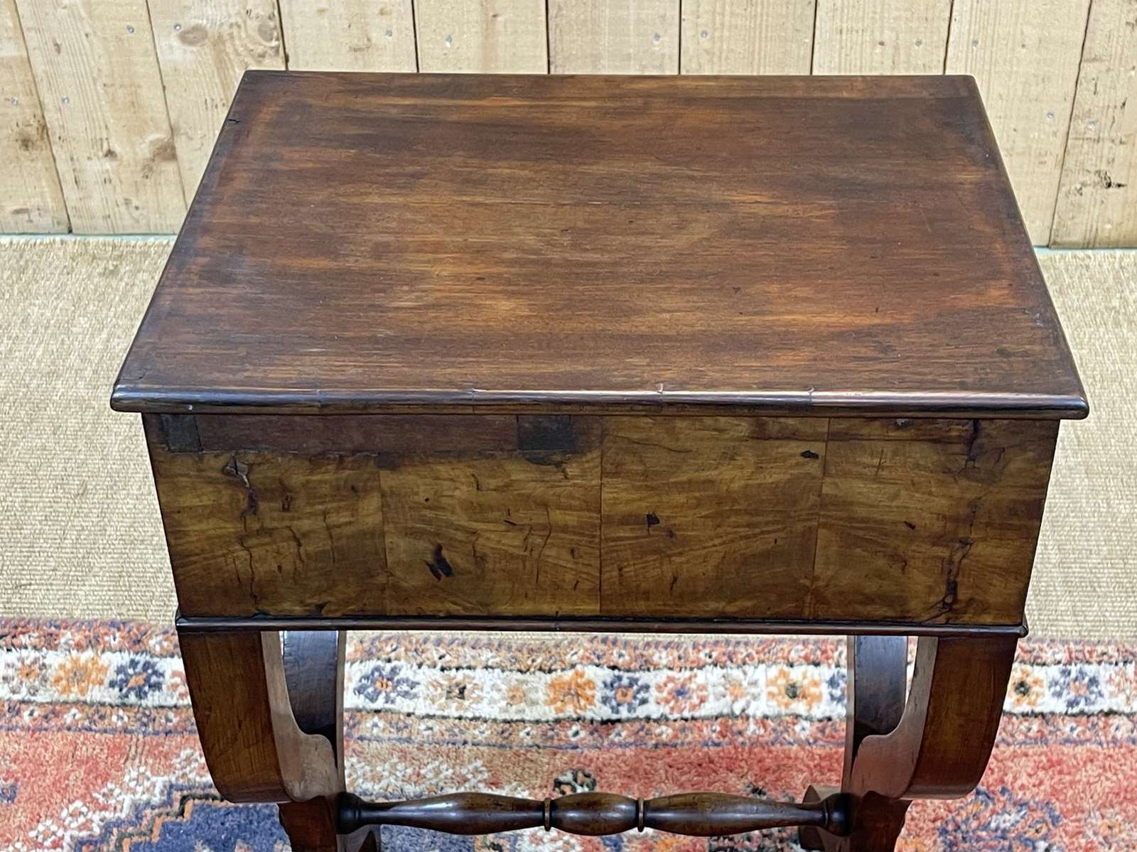Walnut Sewing Furniture From The 19th Century photo buy
