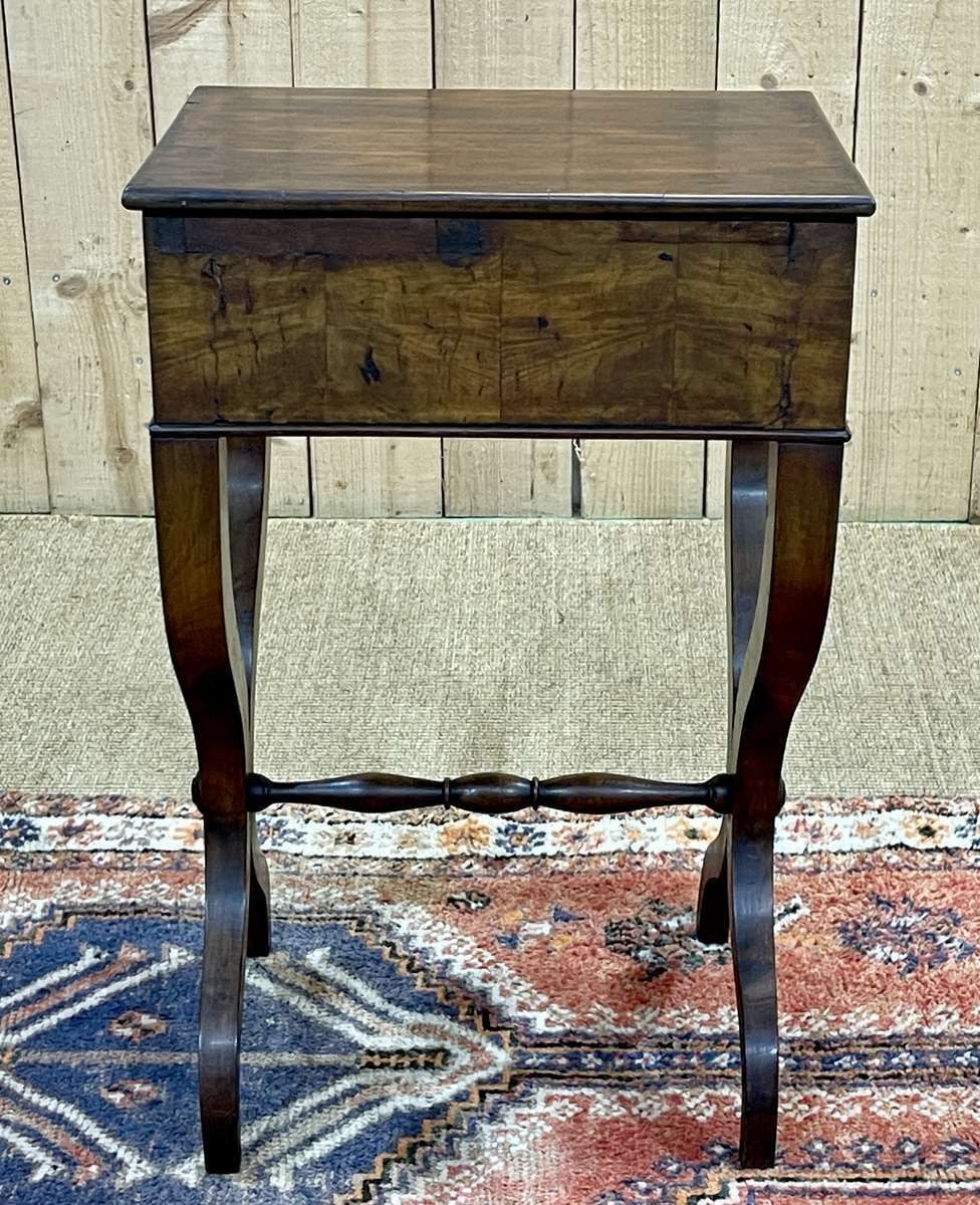 photo furniture Walnut Sewing Furniture From The 19th Century