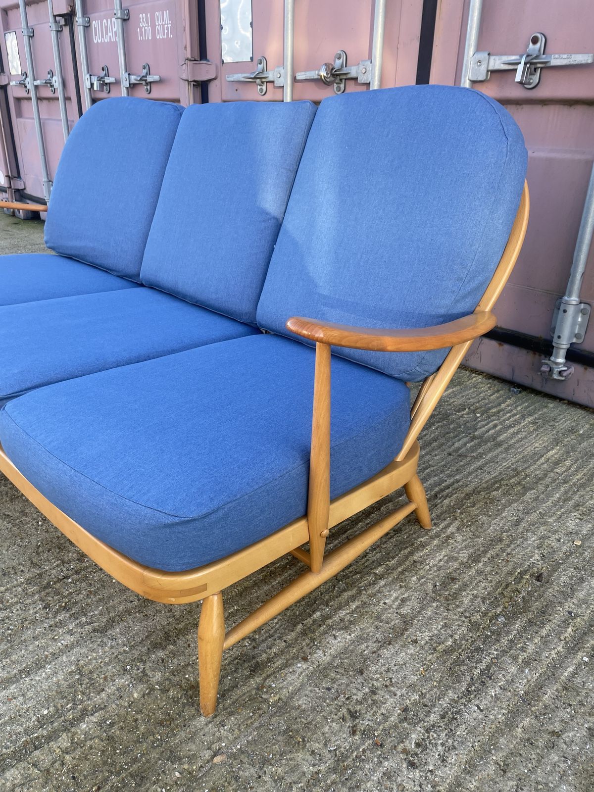 1295.0 Ercol 203 3 Seater Sofa In Blonde photo
