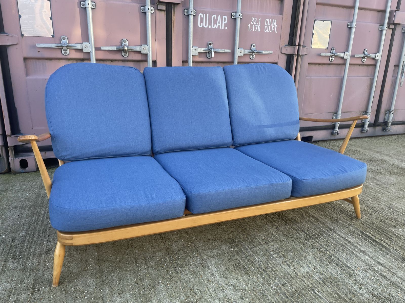 photo buy Ercol 203 3 Seater Sofa In Blonde