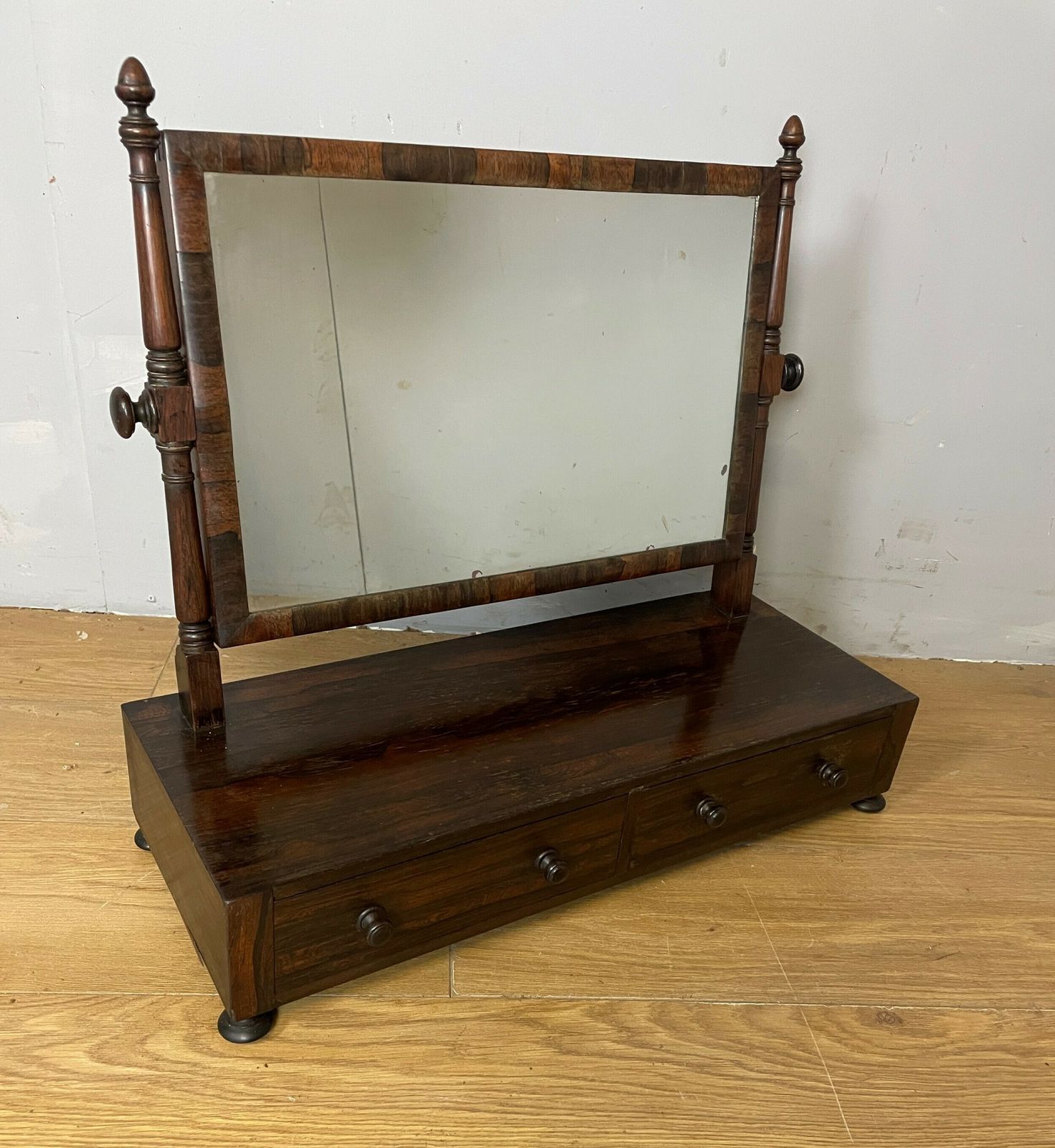 C19th Rosewood Dressing Table Mirror Circa 1840 photo furniture