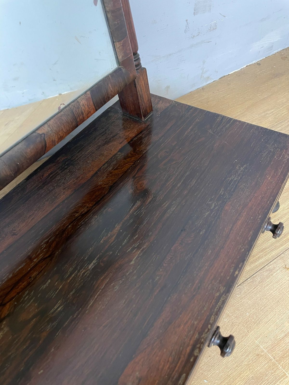 C19th Rosewood Dressing Table Mirror Circa 1840 photo buy