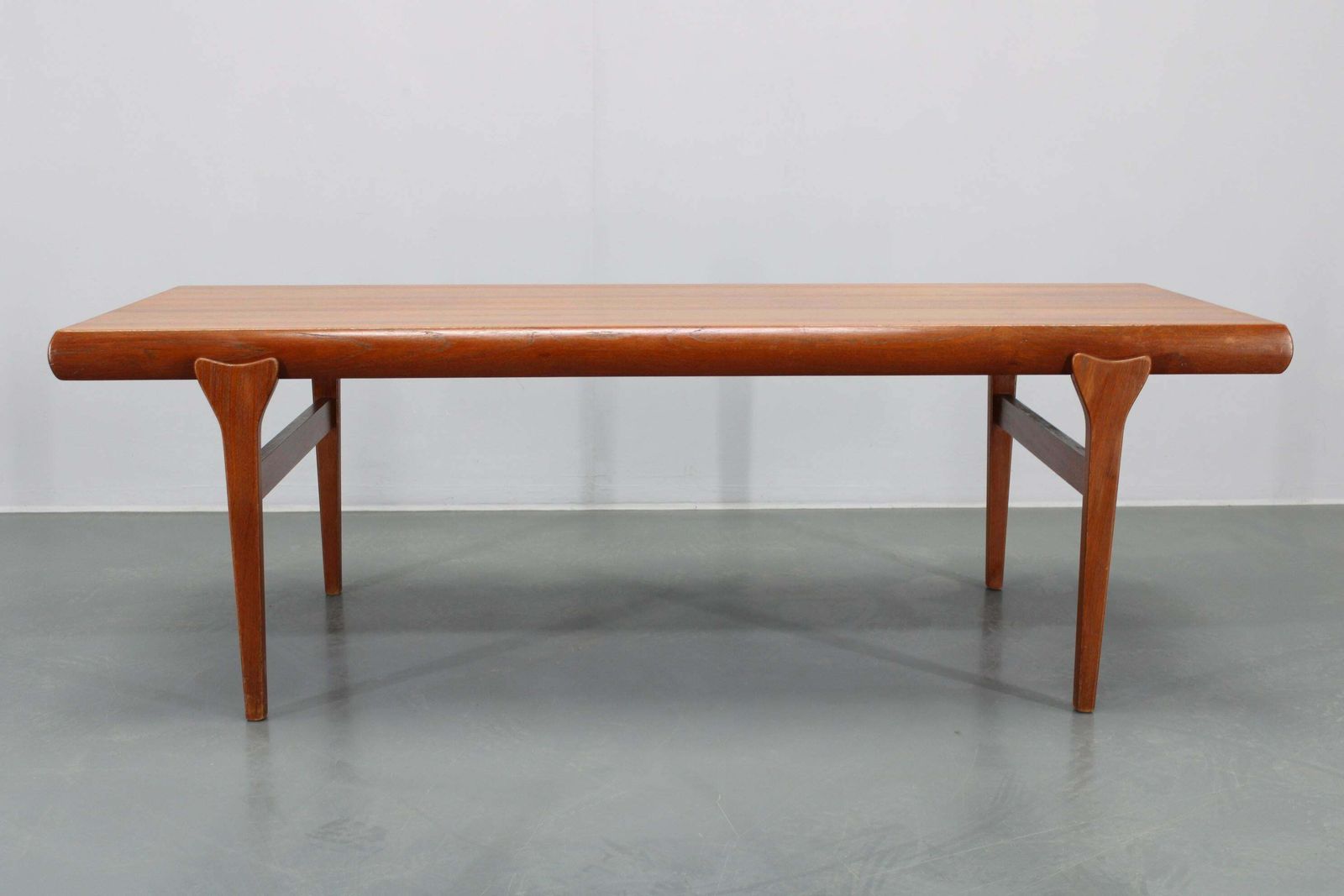 1960s Johannes Andersen Restored Teak Coffee Table For Cfc Silkeborg, Denmark photo for sale