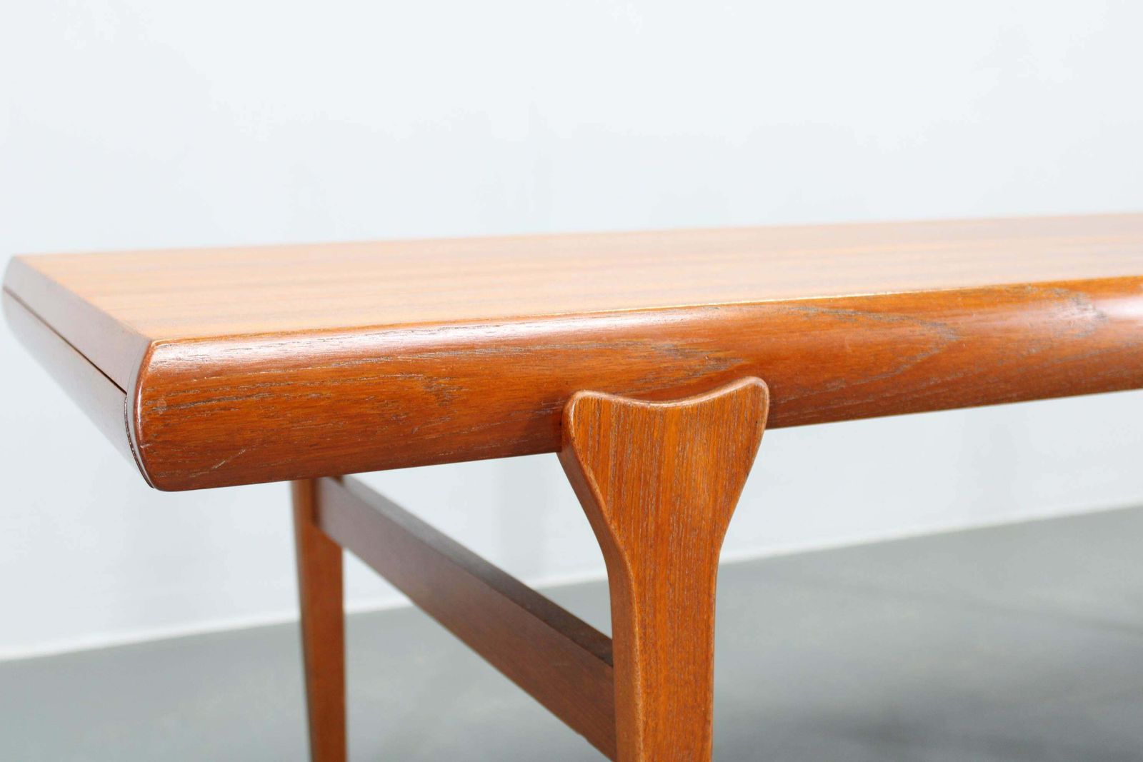 photo for sale 1960s Johannes Andersen Restored Teak Coffee Table For Cfc Silkeborg, Denmark