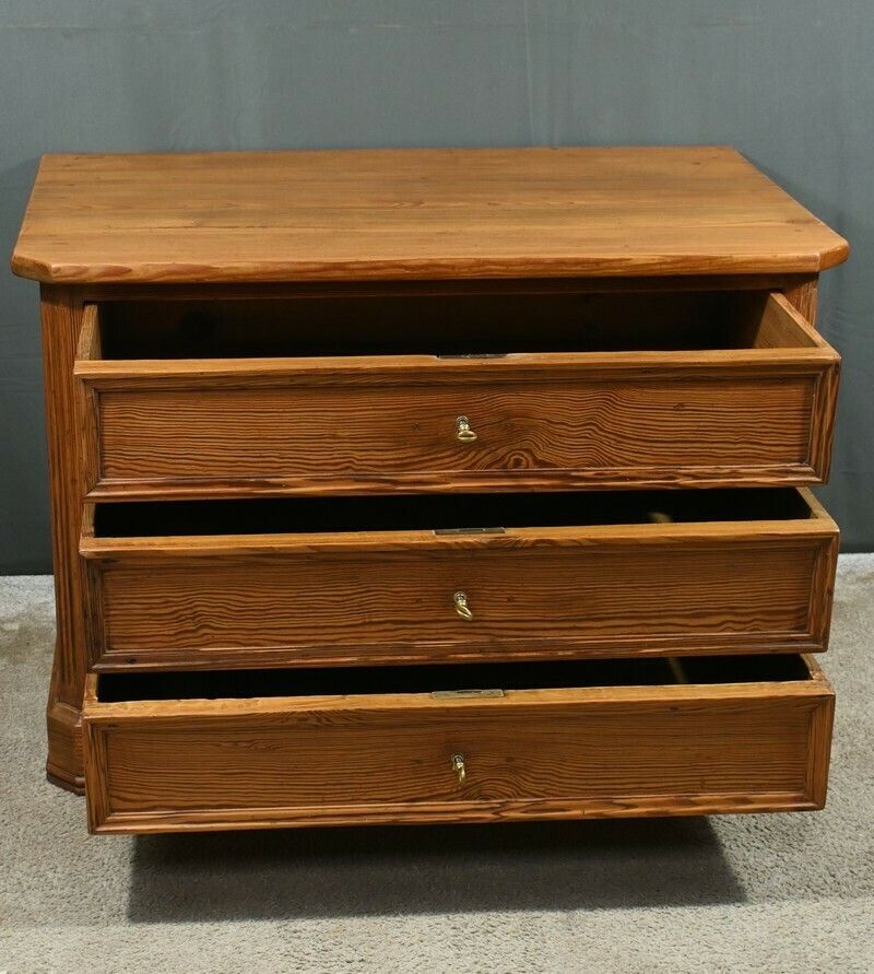 Small Pitch Pine Chest Of Drawers – 1930 photo Furniture
