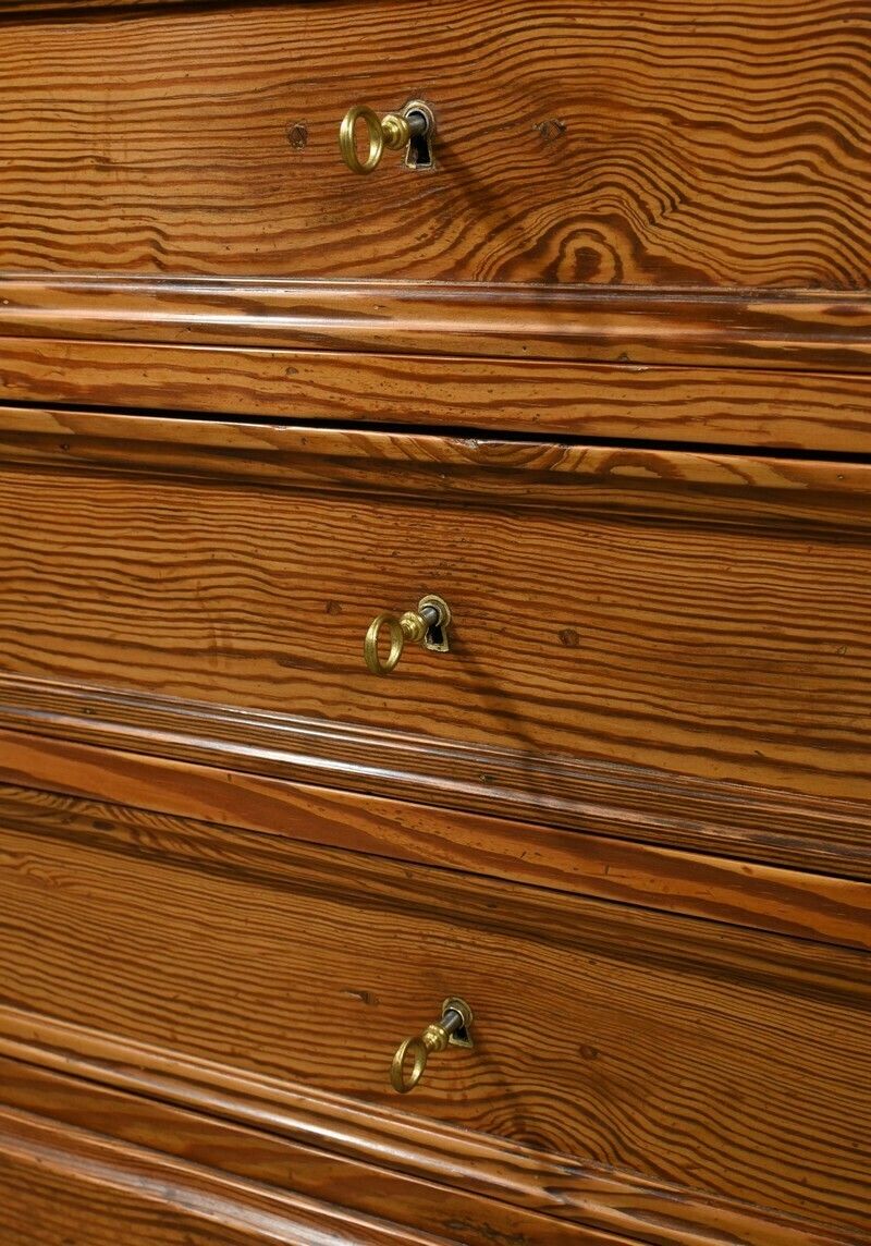 Furniture Small Pitch Pine Chest Of Drawers – 1930 photo