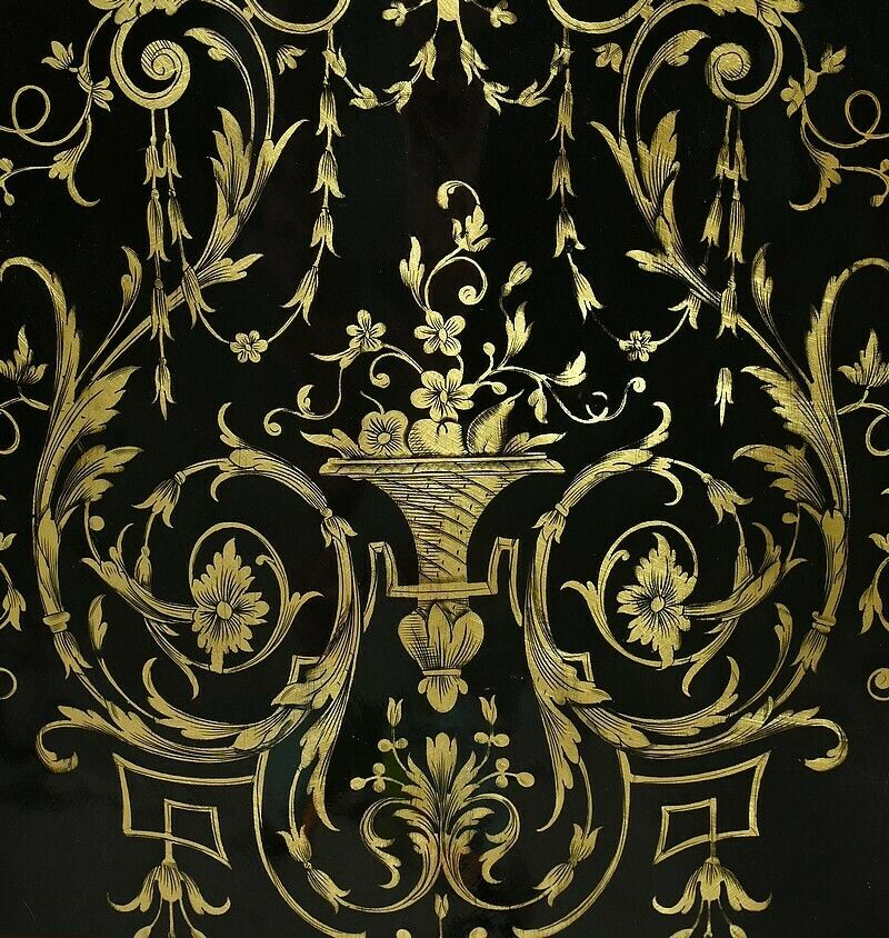 photo buy Blackened Pearwood Sideboard, Napoleon III Period – Mid 19th Century