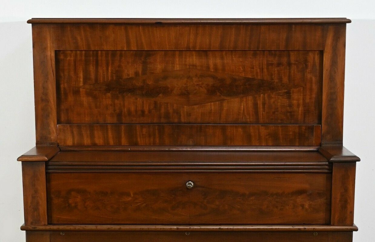 Mahogany Stepped Secretary, England – Part 2, 19th Century photo vinterior