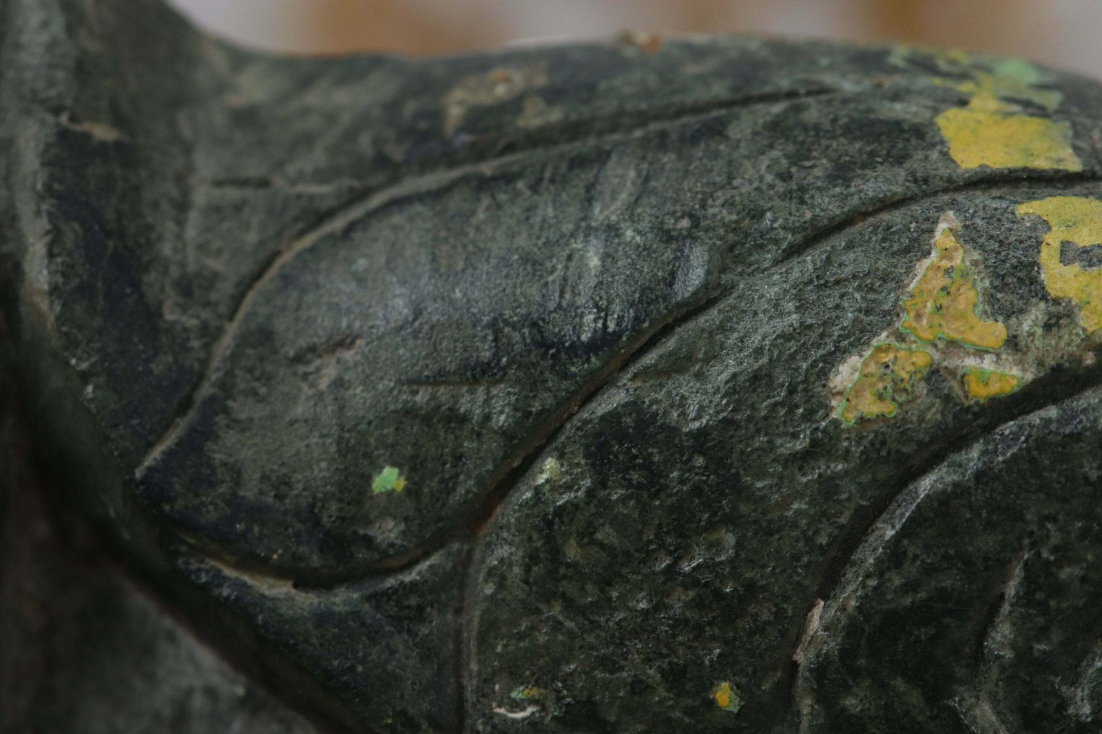 photo for sale Late 18th Century Indian Hand Carved Peacock Turban Hook
