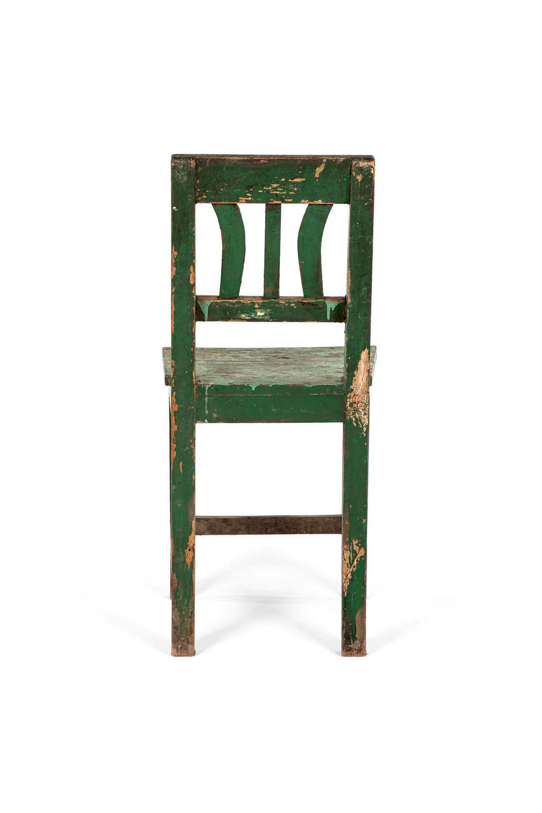Green Swedish Chair, 1900s, Antique photo for sale